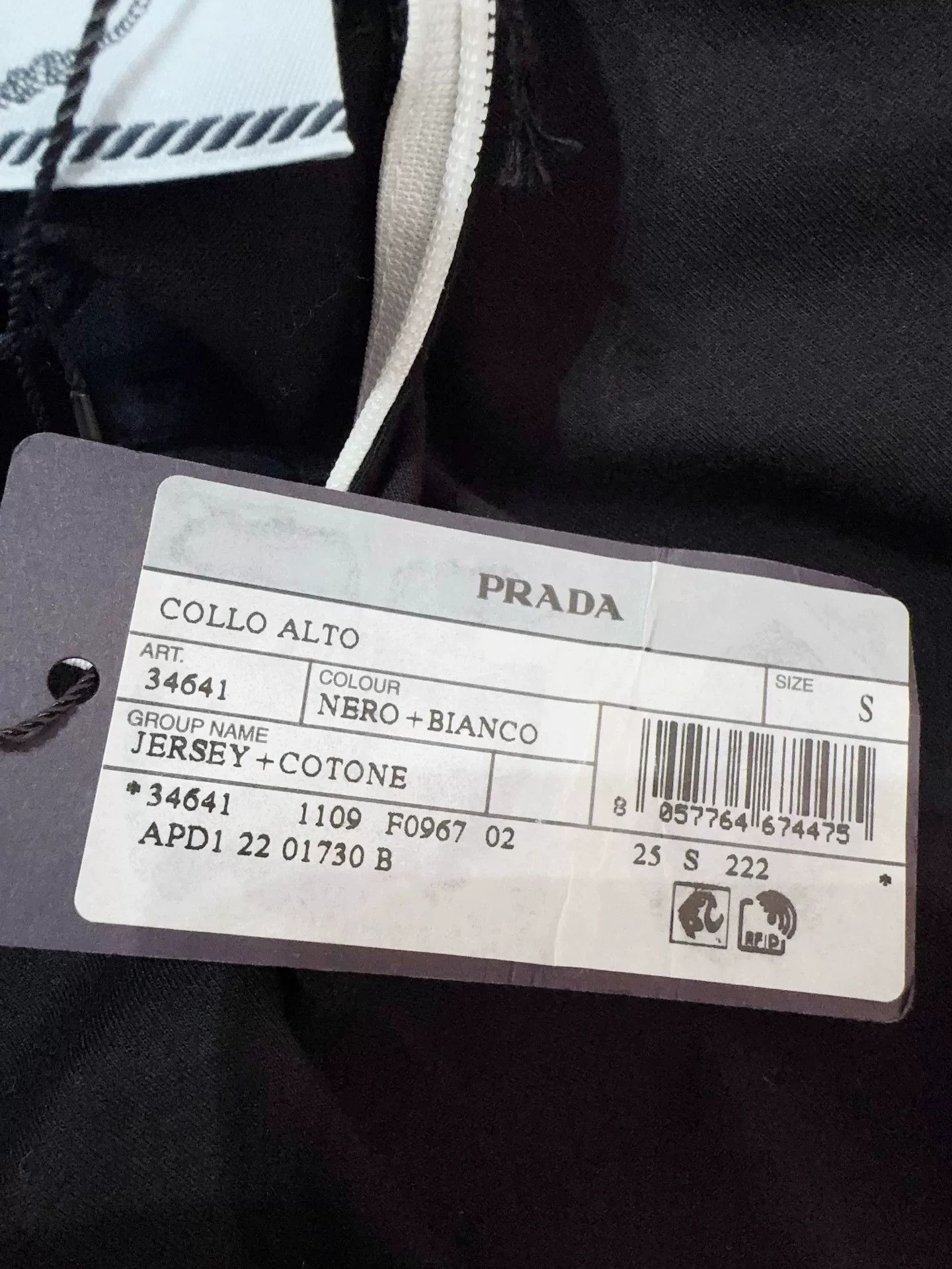 Prada Prada Black Long-Sleeve Top Size US S / EU 44-46 / 1 - 5 Thumbnail