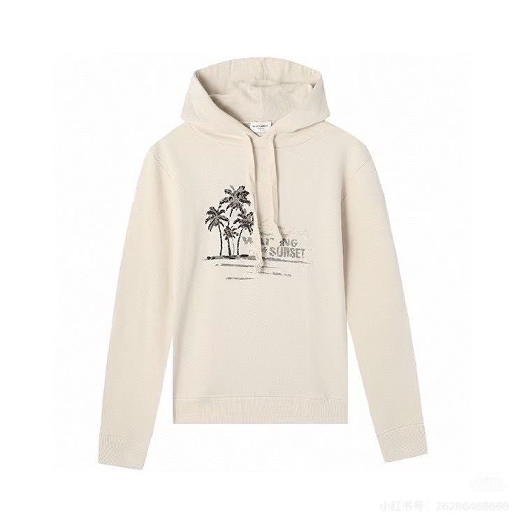 Saint Laurent Paris Saint Laurent Palm Tree Hoodie Size S / US 4 / IT 40 - 5 Thumbnail