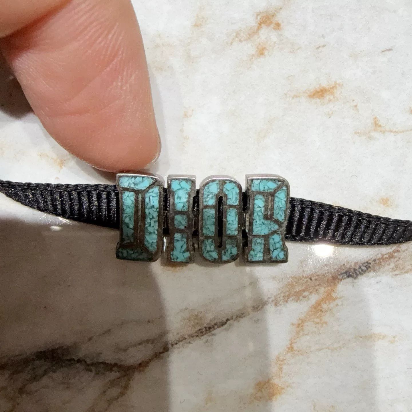 Dior Dior Turquoise Necklace Size ONE SIZE - 2 Thumbnail