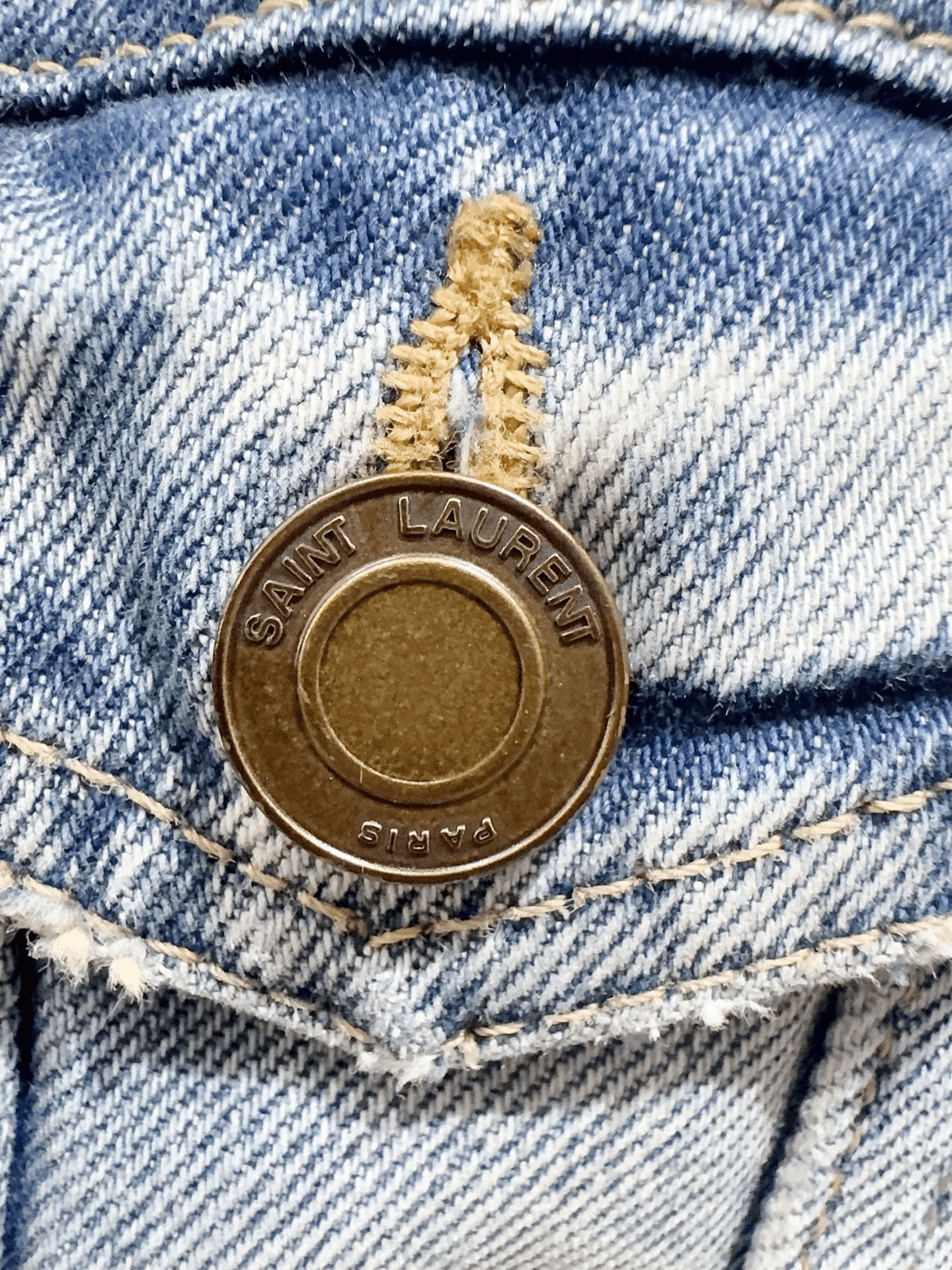 Saint Laurent Paris SLP Saint Laurent Denim Jacket Size XS / US 0-2 / IT 36-38 - 2 Thumbnail