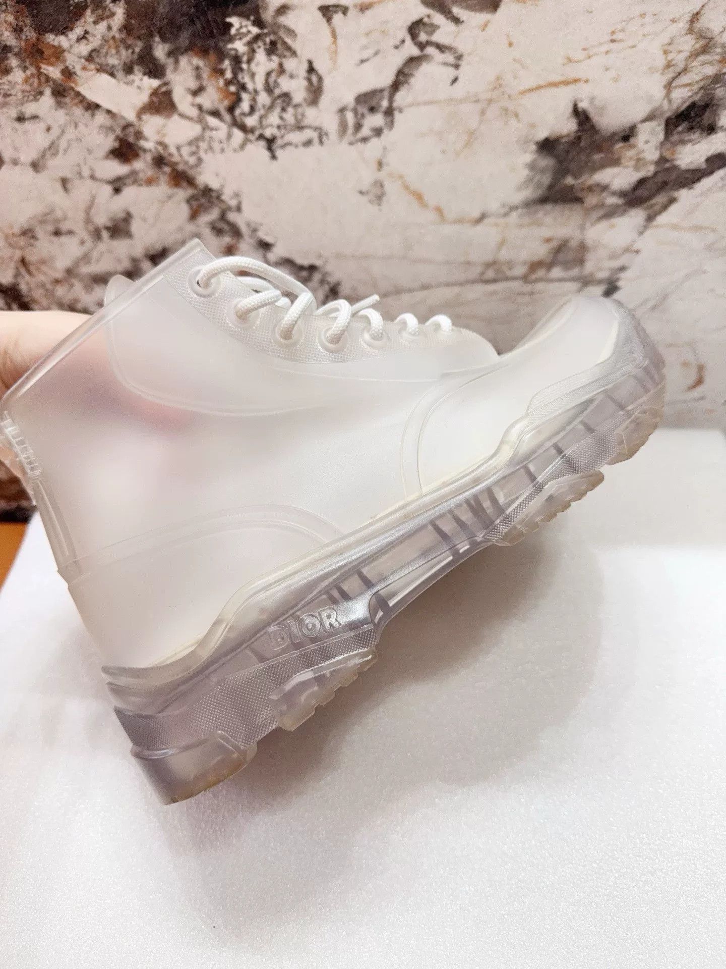 Dior Dior Men's Transparent Rain Boots Size US 8 / EU 41 - 6 Thumbnail