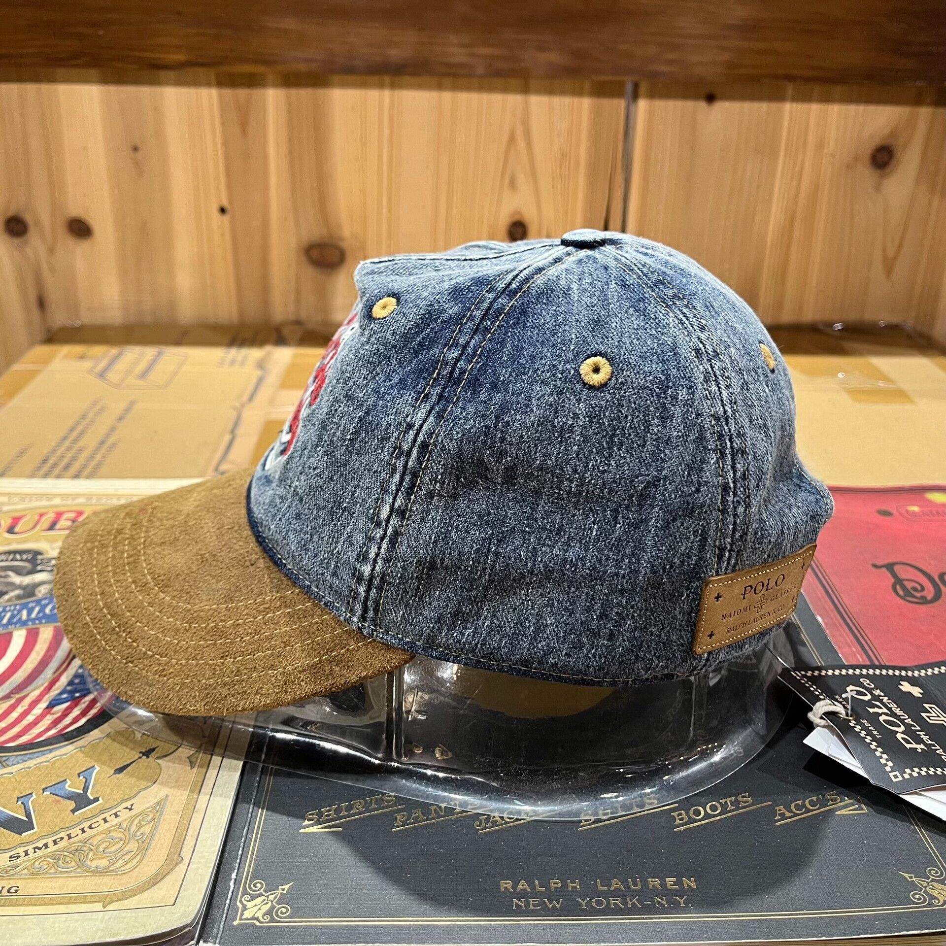 RRL Ralph Lauren Double RL Ralph Lauren Baseball Cap Size ONE SIZE - 5 Thumbnail