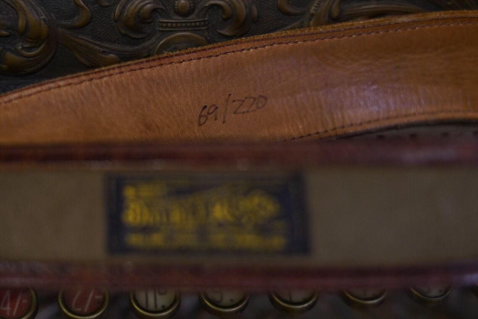RRL Ralph Lauren Limited Edition Canvas Leather Belt Size ONE SIZE - 3 Thumbnail