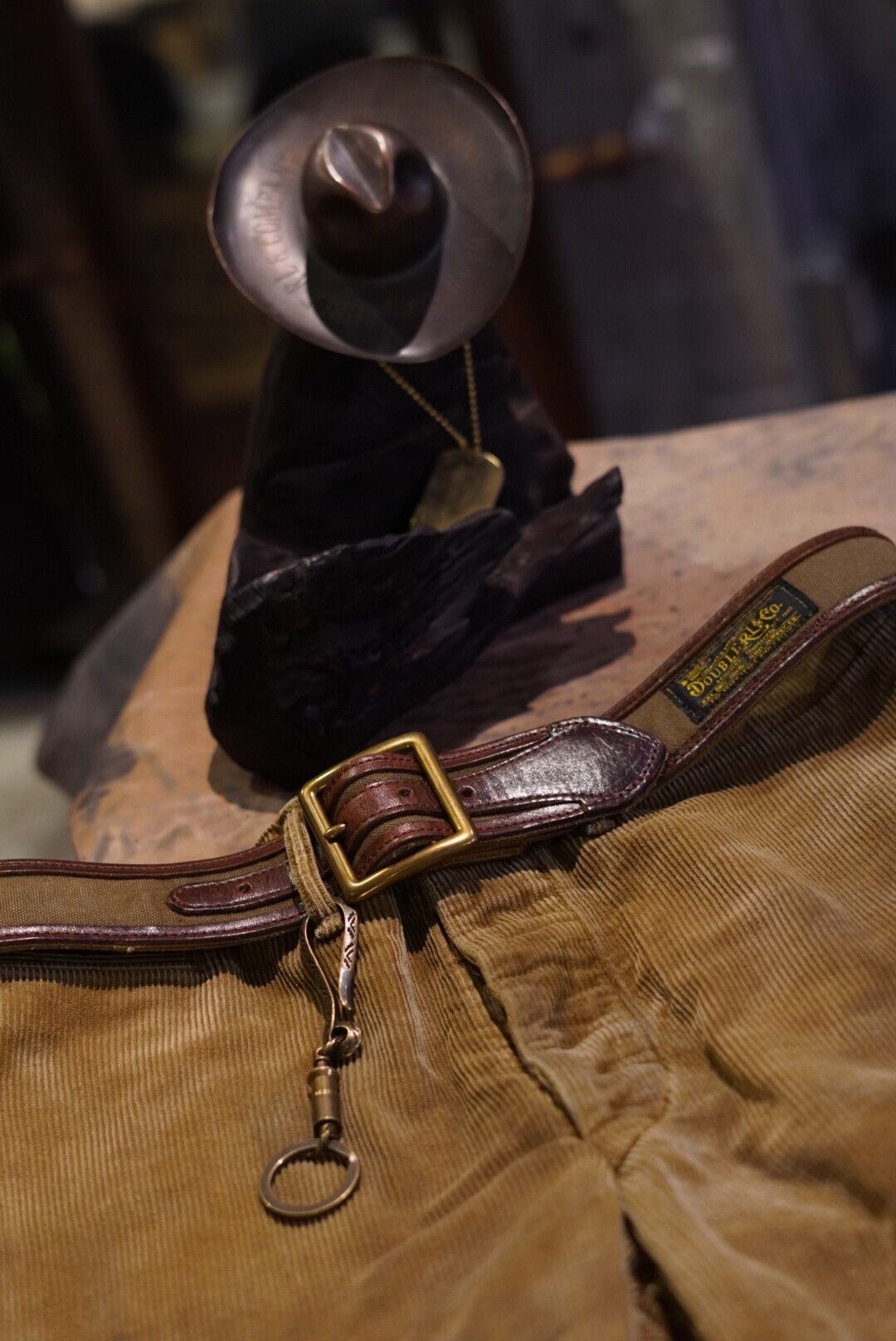 RRL Ralph Lauren Limited Edition Canvas Leather Belt Size ONE SIZE - 8 Thumbnail