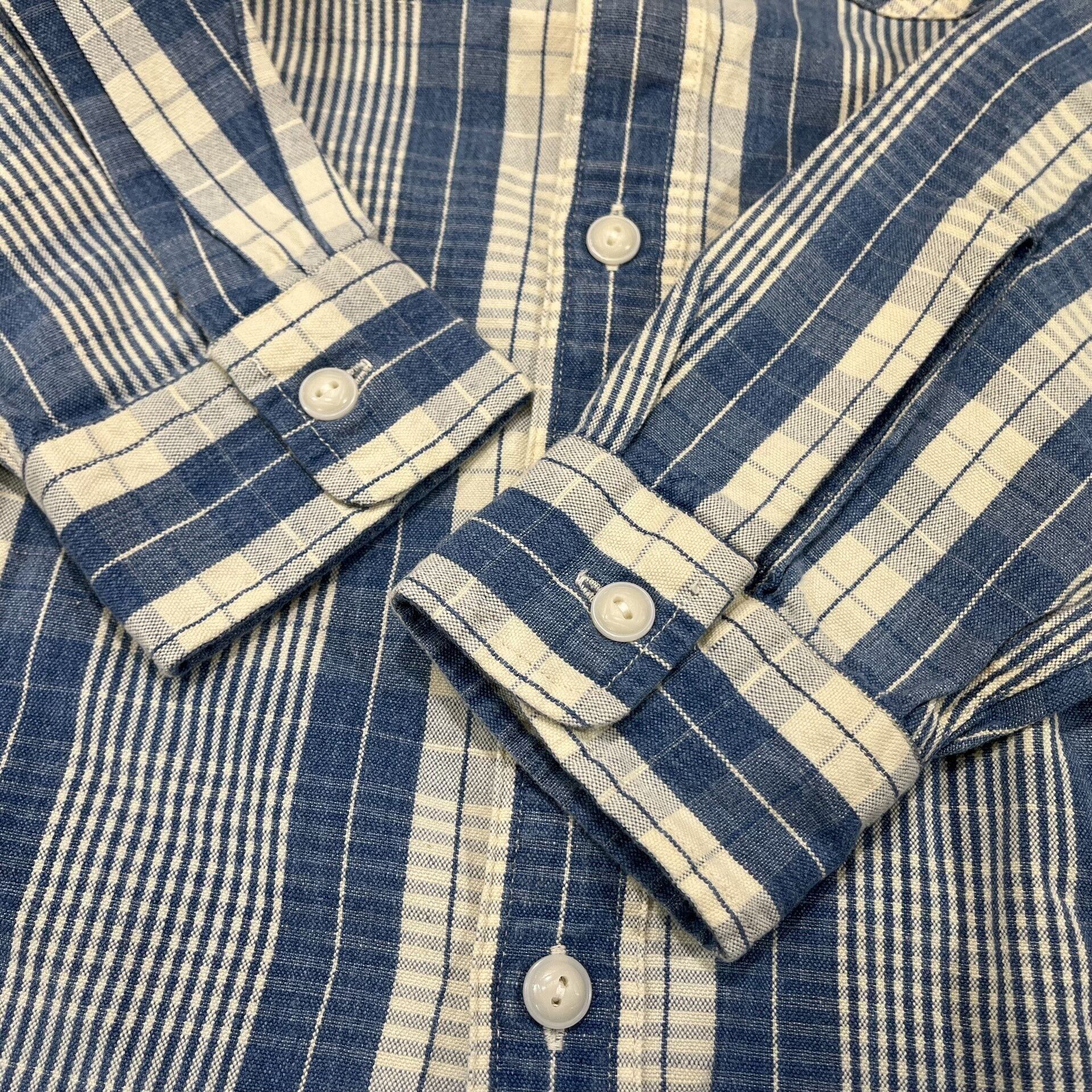 RRL Ralph Lauren RRL Striped Shirt by Ralph Lauren Size US M / EU 48-50 / 2 - 7 Thumbnail