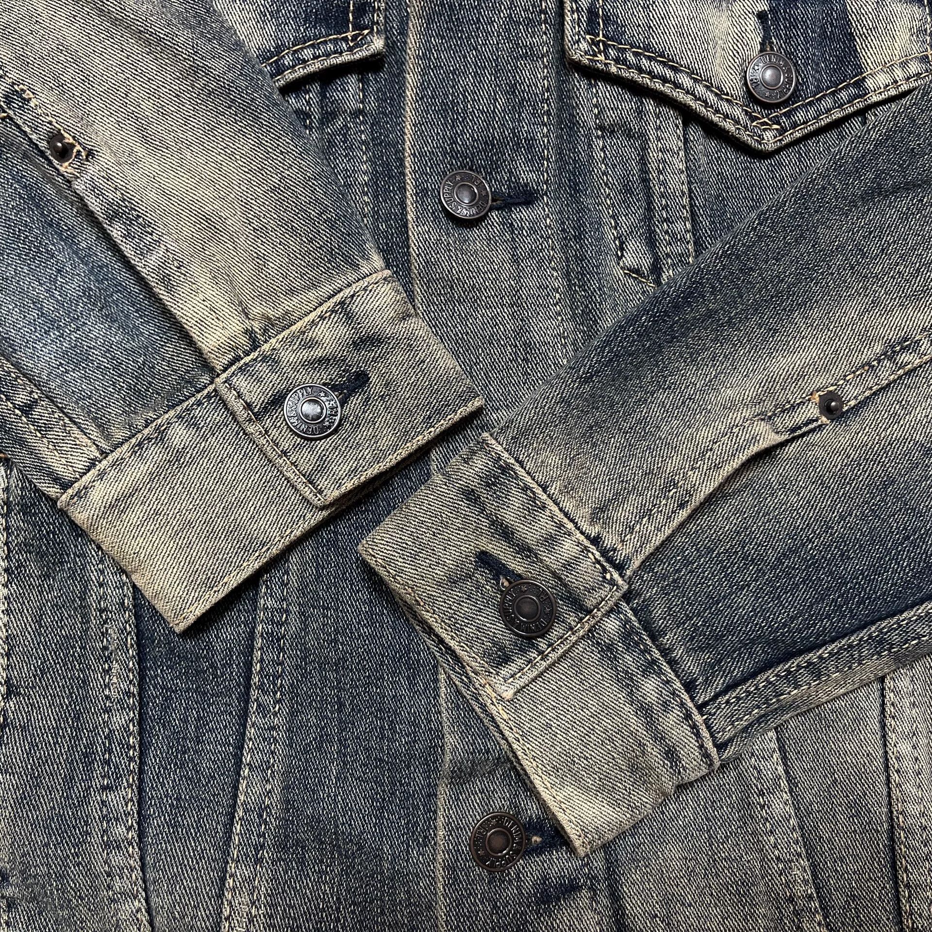 RRL Ralph Lauren Distressed Denim Jacket by Ralph Lauren Size US L / EU 52-54 / 3 - 6 Thumbnail