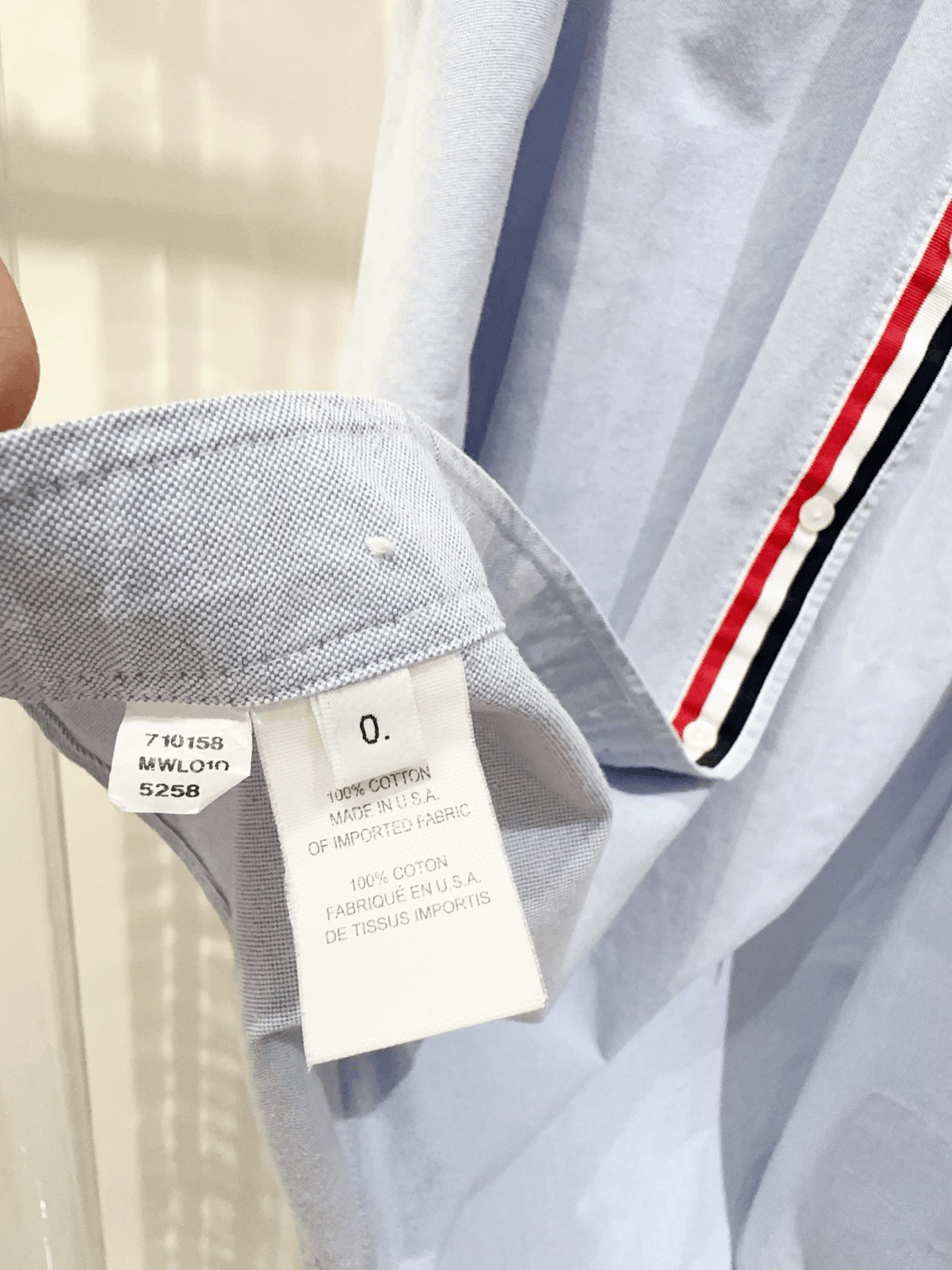Thom Browne Thom Browne Blue Shirt Size 0 Size US XS / EU 42 / 0 - 2 Thumbnail