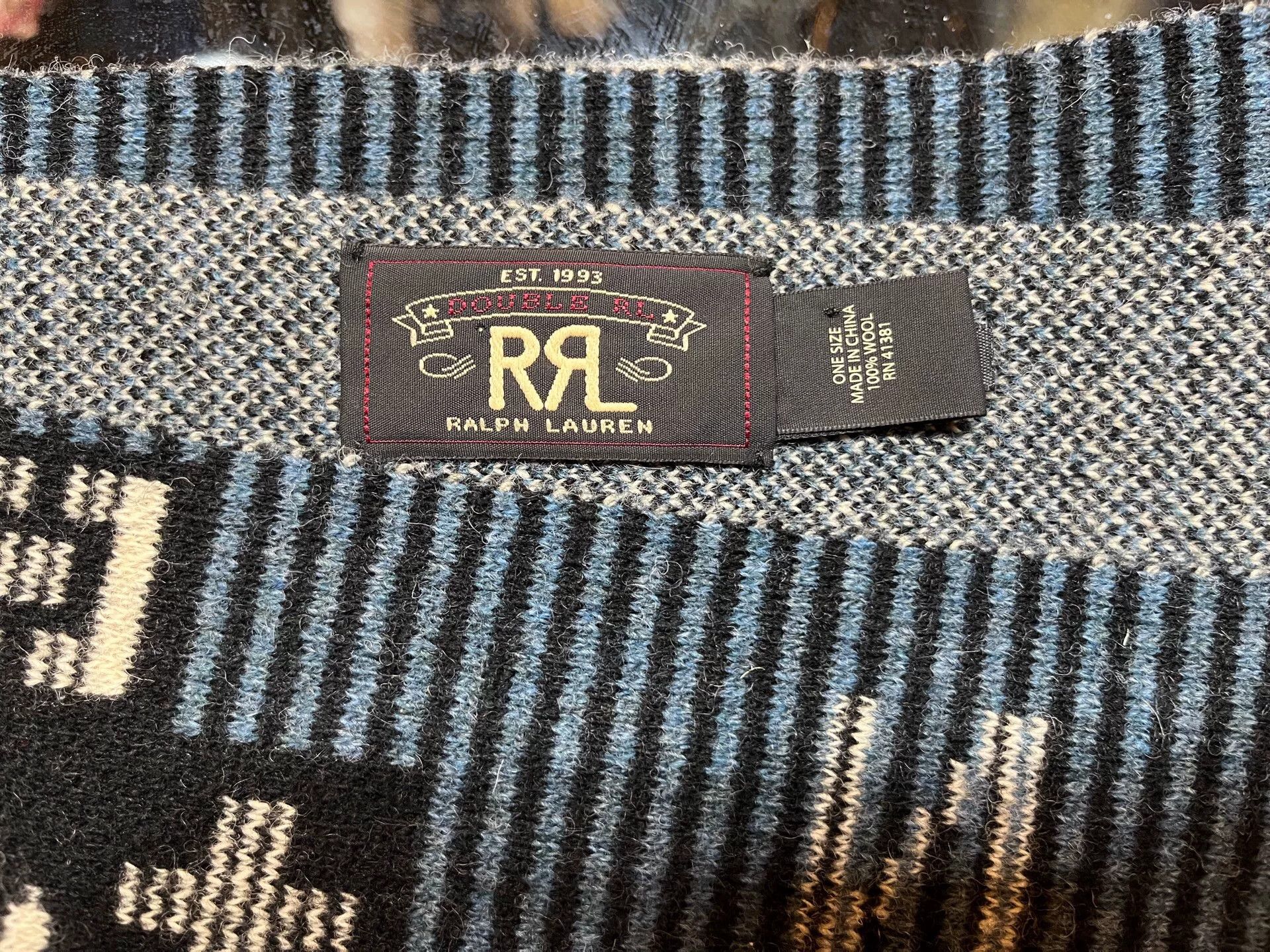RRL Ralph Lauren RRL Wool Scarf by Ralph Lauren Size ONE SIZE - 2 Thumbnail