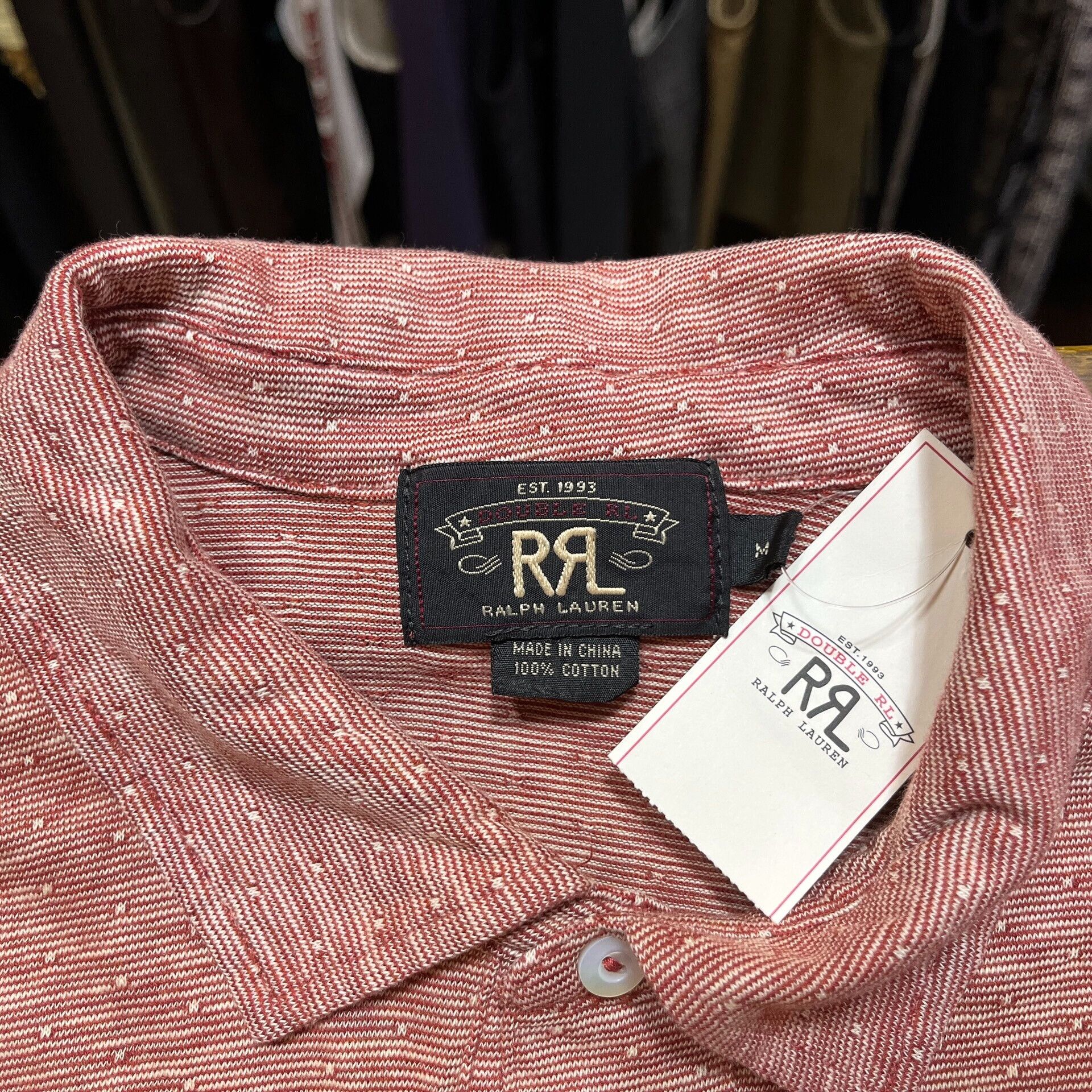 RRL Ralph Lauren RRL Classic Henry Short Sleeve T-Shirt Size US M / EU 48-50 / 2 - 3 Thumbnail