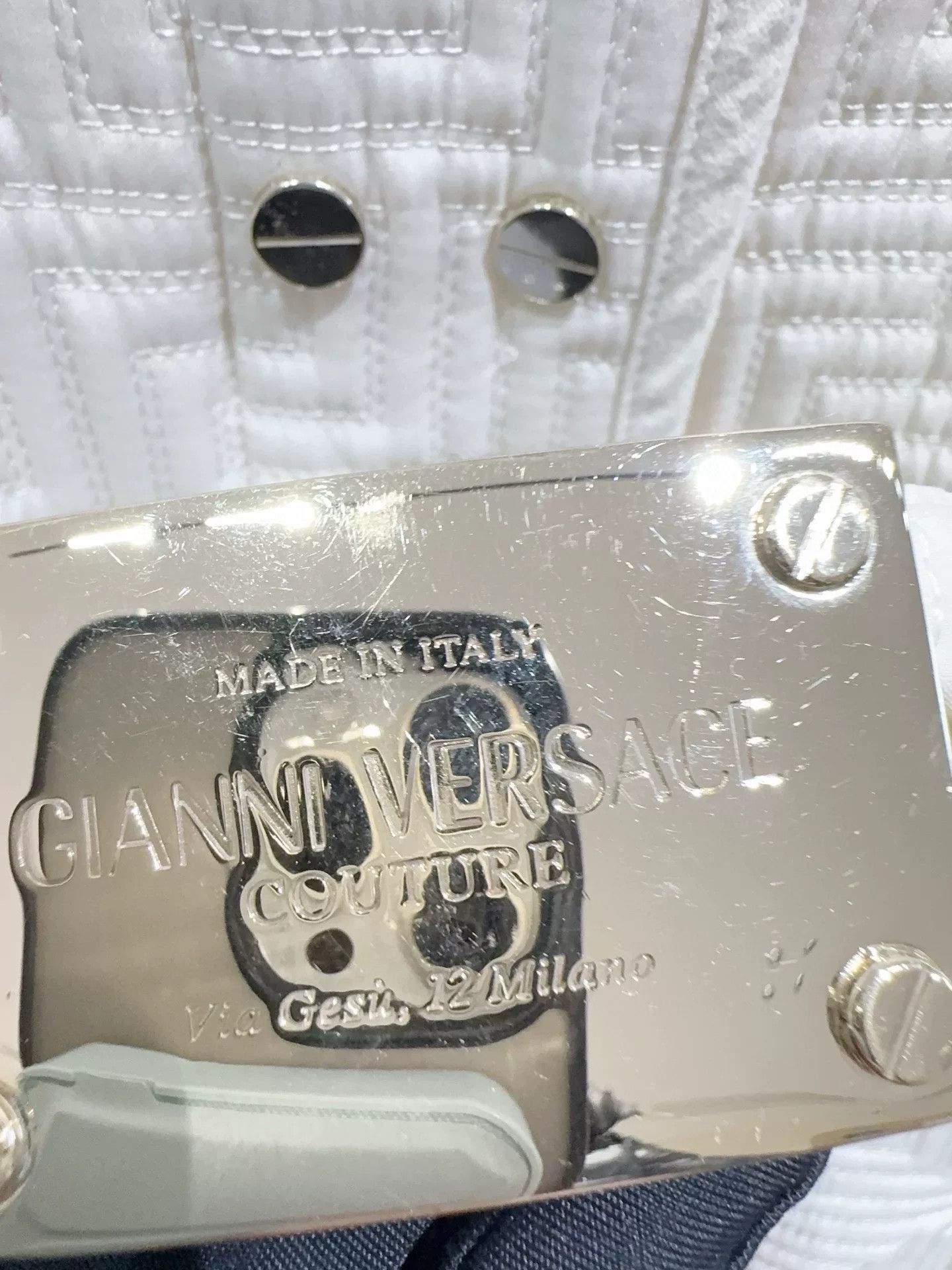 Versace Versace Coat with Belt Size S / US 4 / IT 40 - 2 Thumbnail