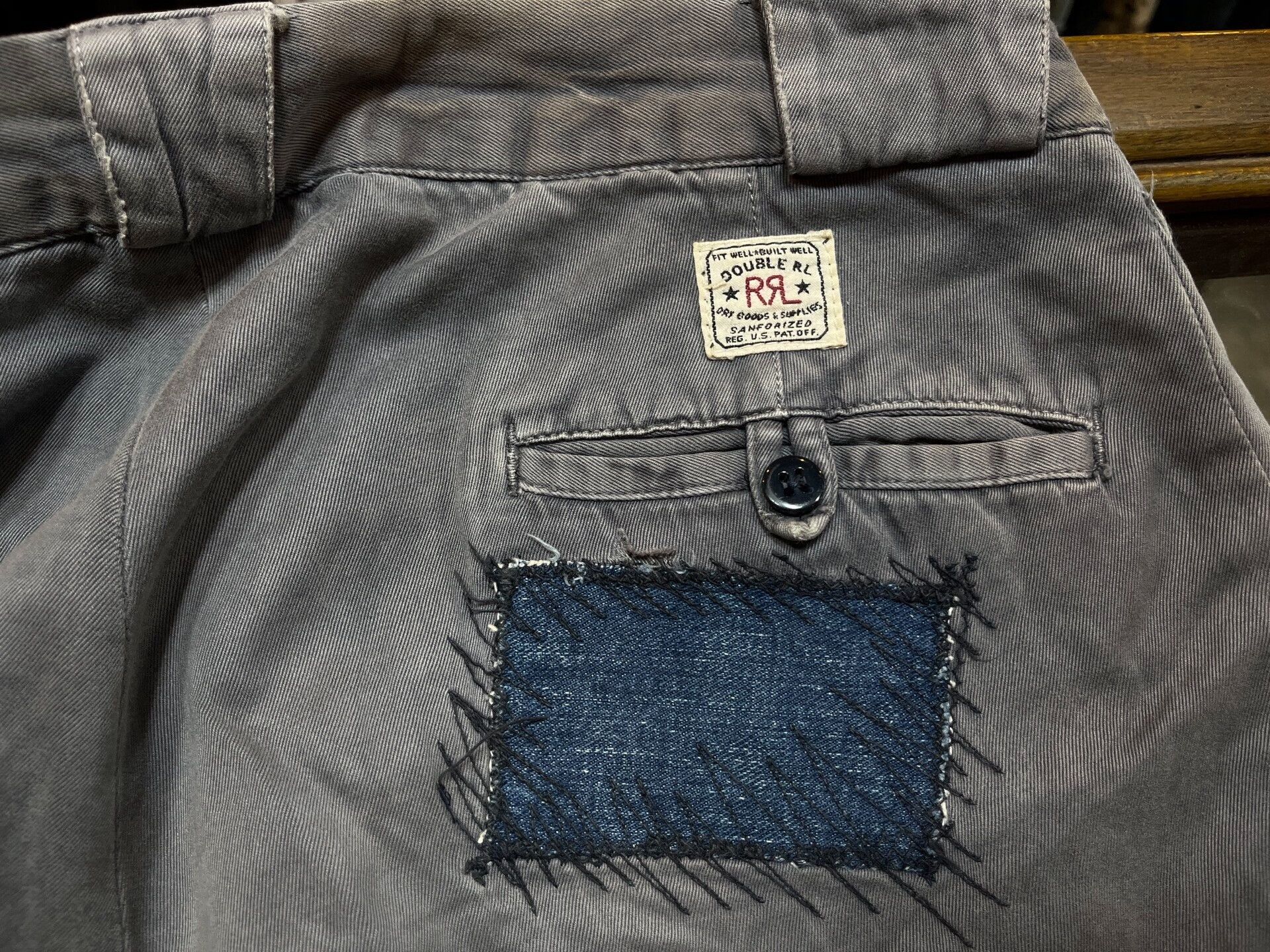 RRL Ralph Lauren Vintage RRL Patch Casual Pants Size US 30 / EU 46 - 6 Thumbnail