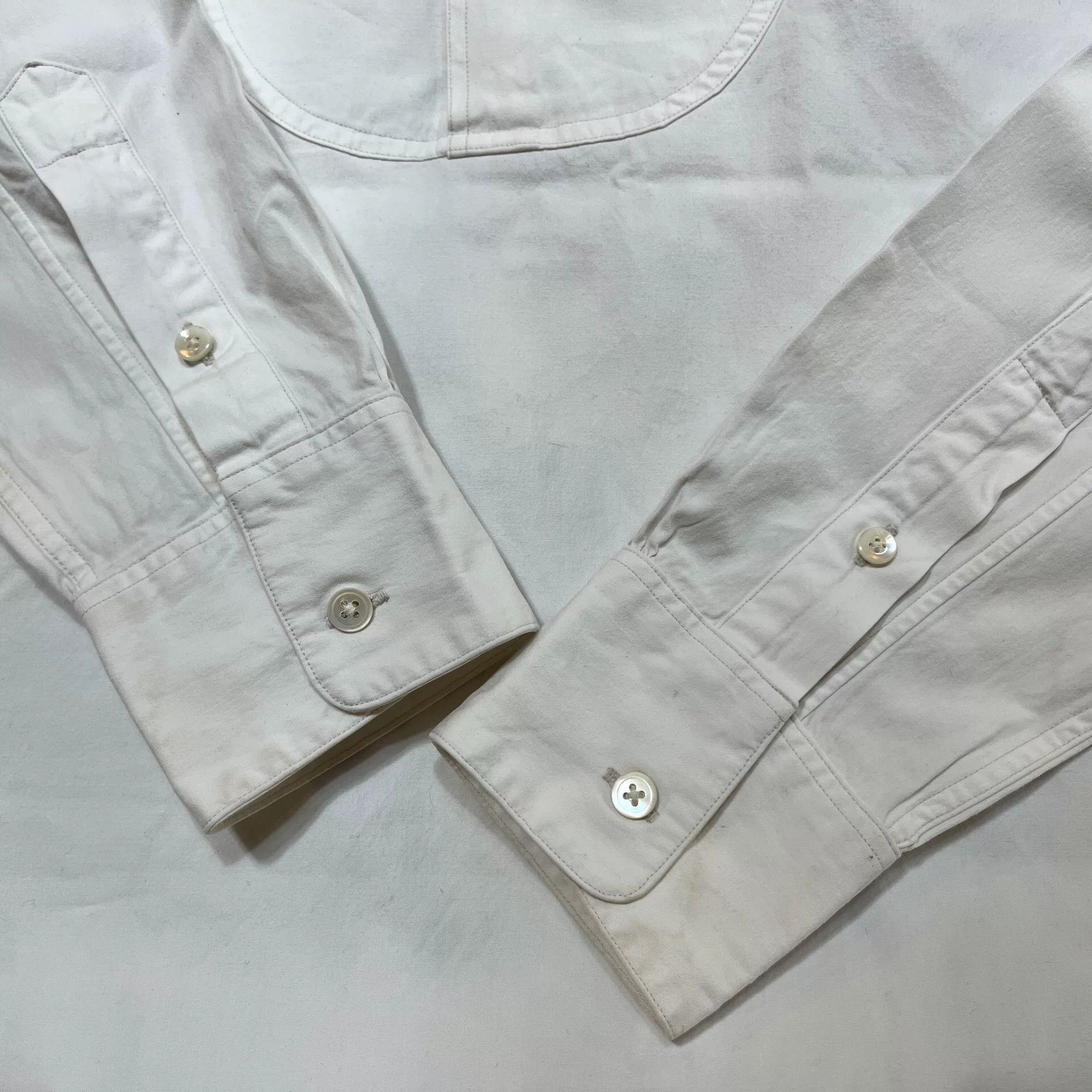 RRL Ralph Lauren RRL Ralph Lauren White Shirt Size US S / EU 44-46 / 1 - 7 Thumbnail