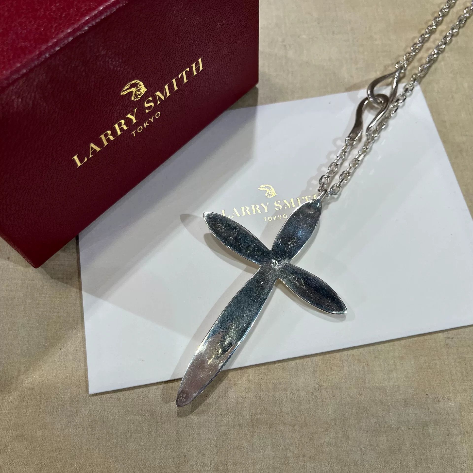 Larry Smith Larry Smith Cross Pendant Necklace Japan Size ONE SIZE - 2 Thumbnail
