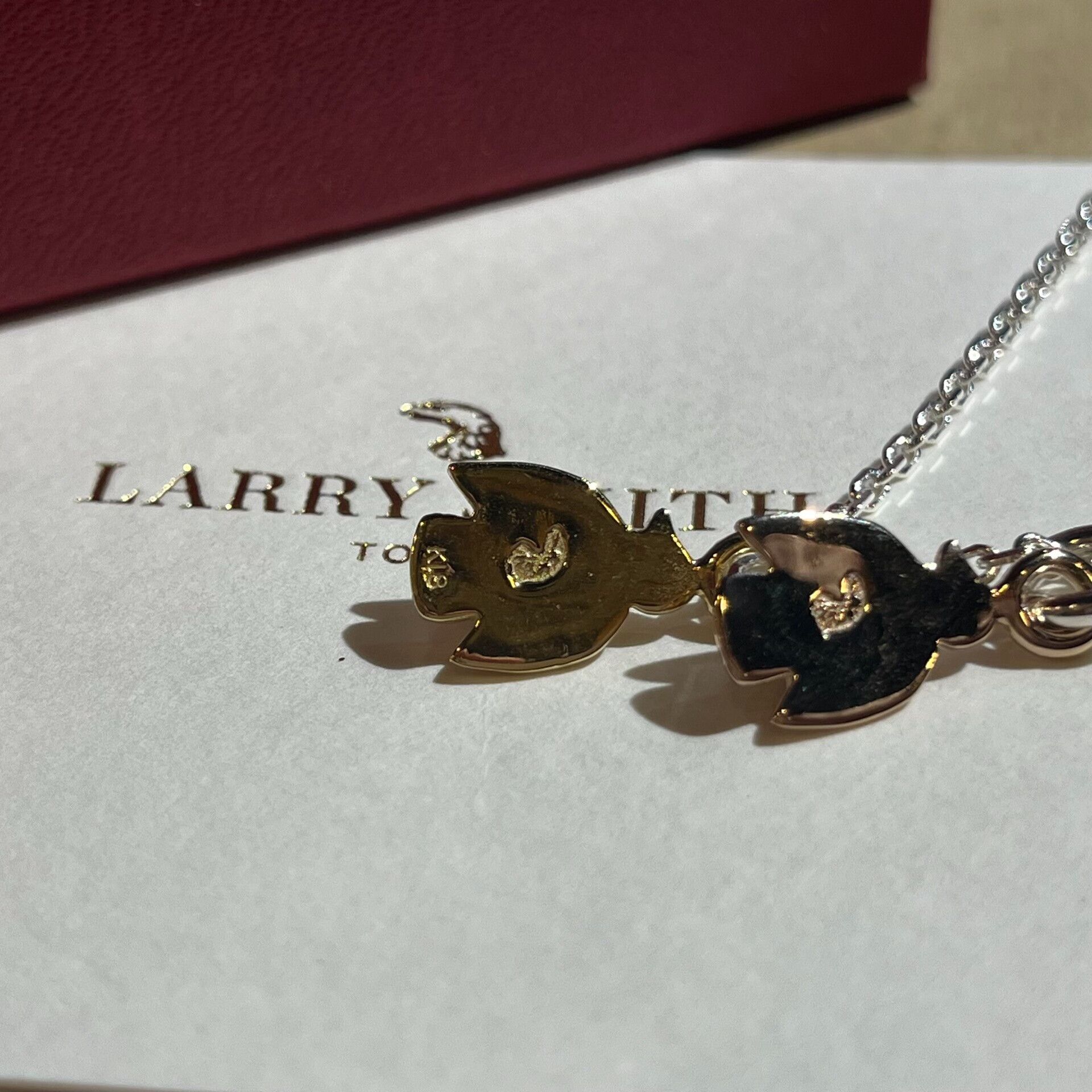 Larry Smith Larry Smith 18K Gold Turquoise Necklace Size ONE SIZE - 2 Thumbnail