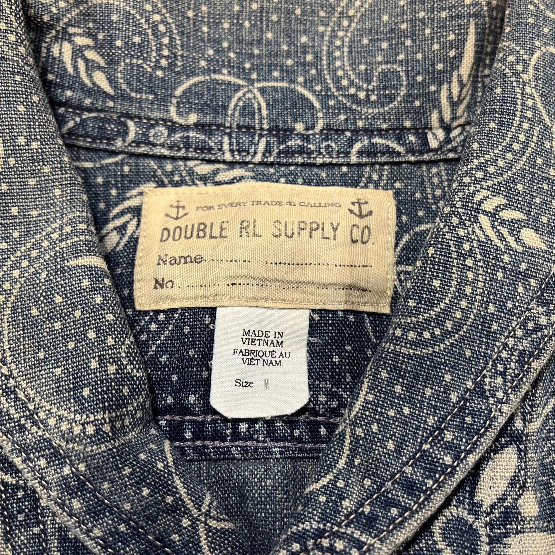 RRL Ralph Lauren Vintage Printed Jacket by Ralph Lauren Size US M / EU 48-50 / 2 - 4 Thumbnail