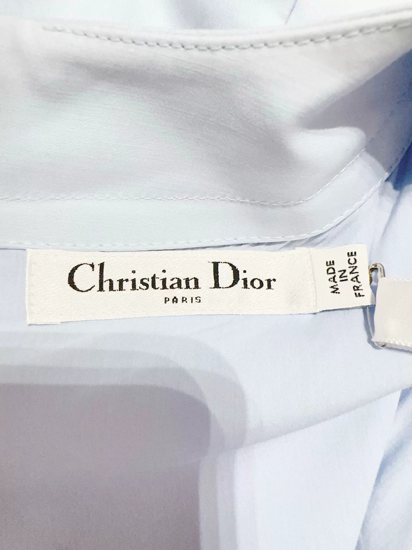 Dior Dior Women's Sky Blue Dress Size S / US 4 / IT 40 - 4 Thumbnail