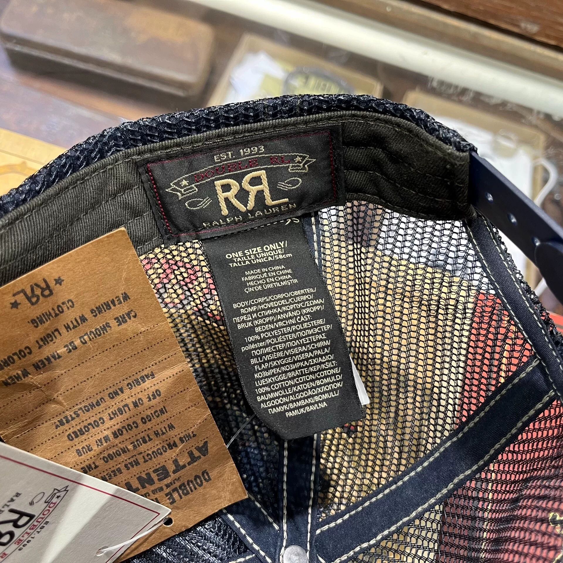 RRL Ralph Lauren RRL Baseball Cap Truck Driver Hat Size ONE SIZE - 8 Thumbnail