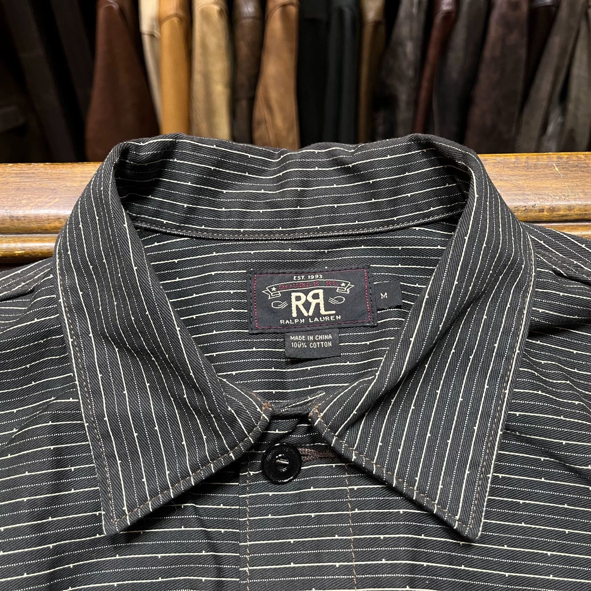 RRL Ralph Lauren RRL Western Stripe Jacket Size US M / EU 48-50 / 2 - 3 Thumbnail