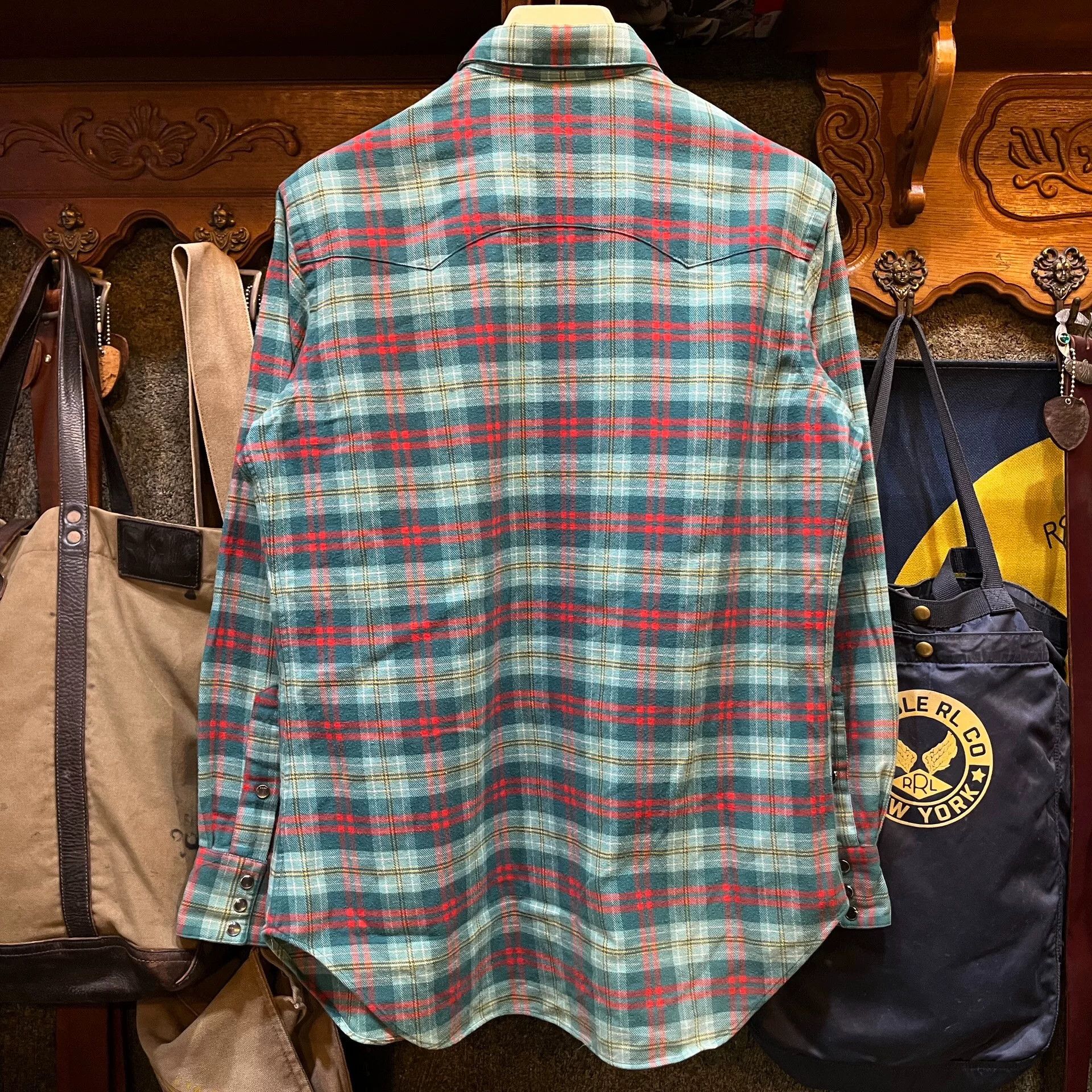 RRL Ralph Lauren Ralph Lauren Double RL Plaid Shirt Size US M / EU 48-50 / 2 - 2 Thumbnail