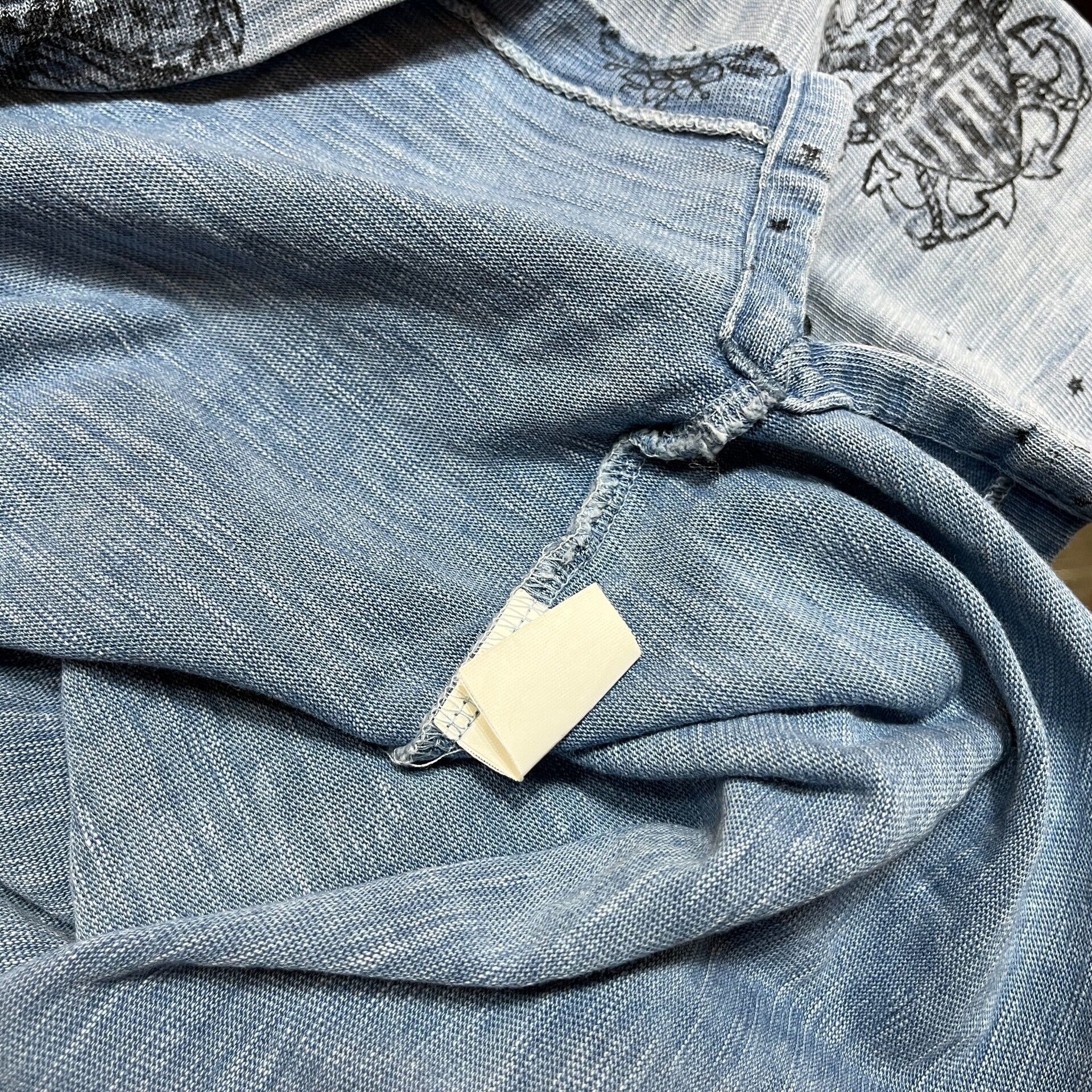 RRL Ralph Lauren RRL Henley Print T-shirt by Ralph Lauren Size US M / EU 48-50 / 2 - 6 Thumbnail