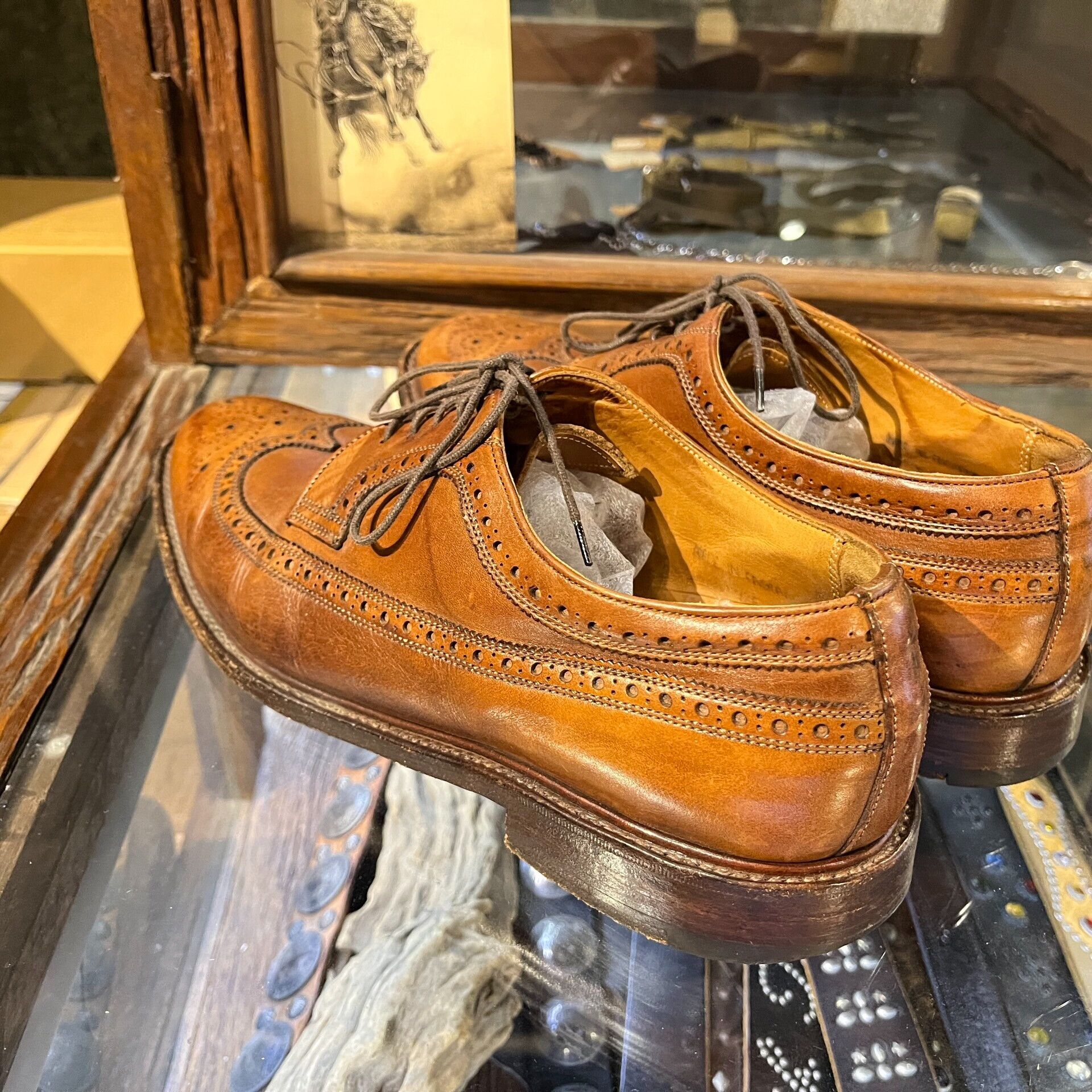 RRL Ralph Lauren RRL Brogue Leather Shoes Size 9.5 Size US 9.5 / EU 42-43 - 4 Thumbnail