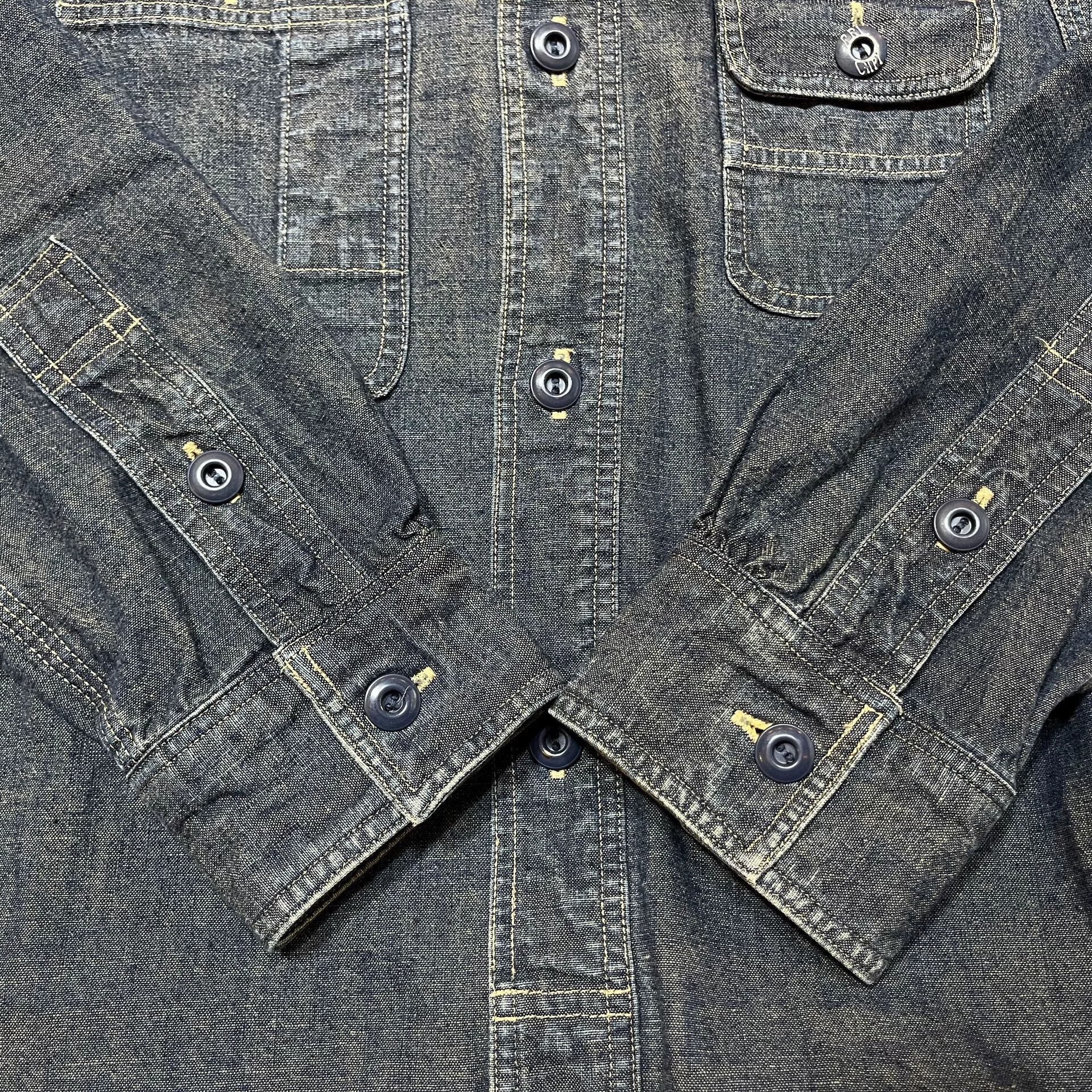 RRL Ralph Lauren RRL Vintage Denim Shirt by Ralph Lauren Size US XS / EU 42 / 0 - 8 Thumbnail