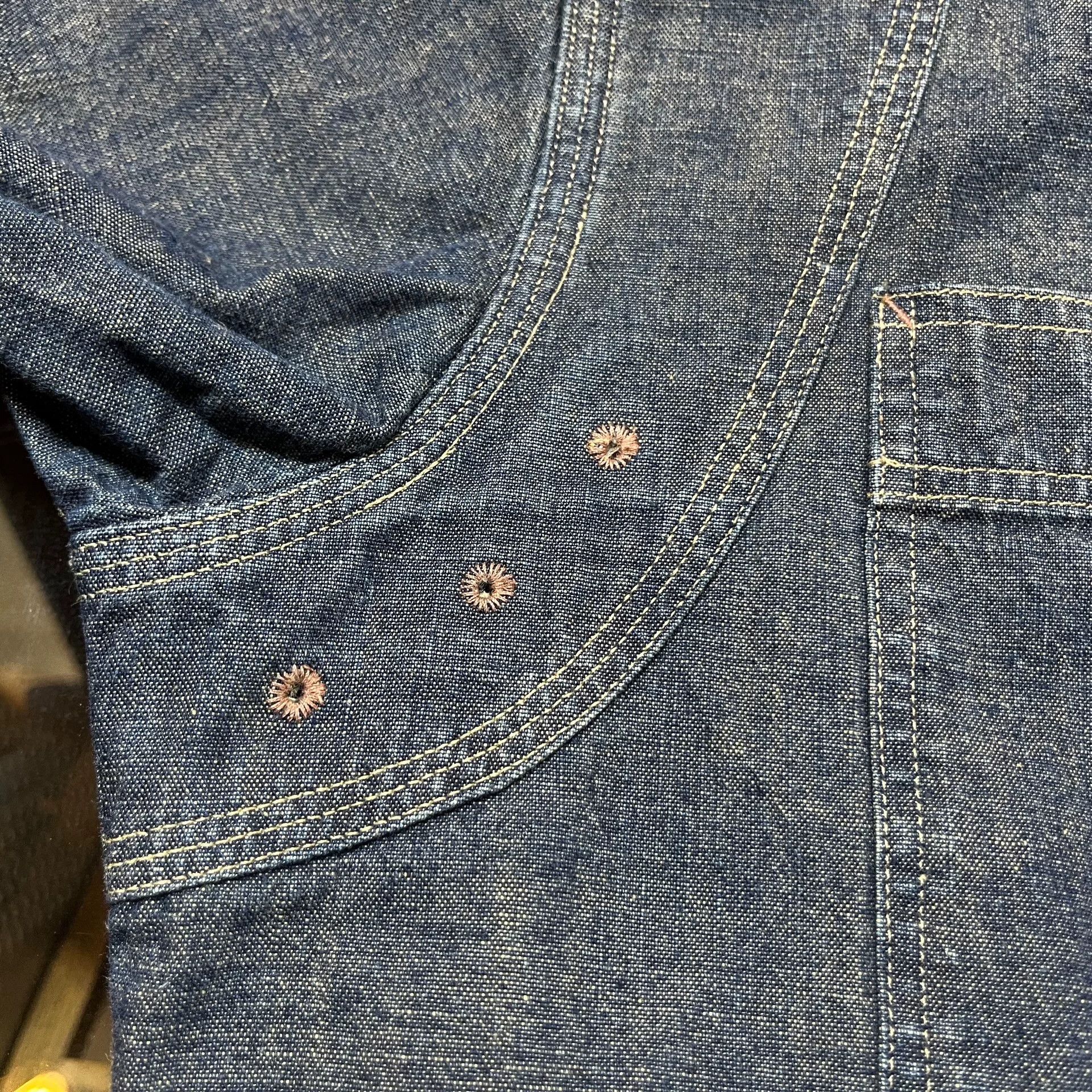 RRL Ralph Lauren RRL Vintage Denim Shirt by Ralph Lauren Size US XS / EU 42 / 0 - 9 Thumbnail