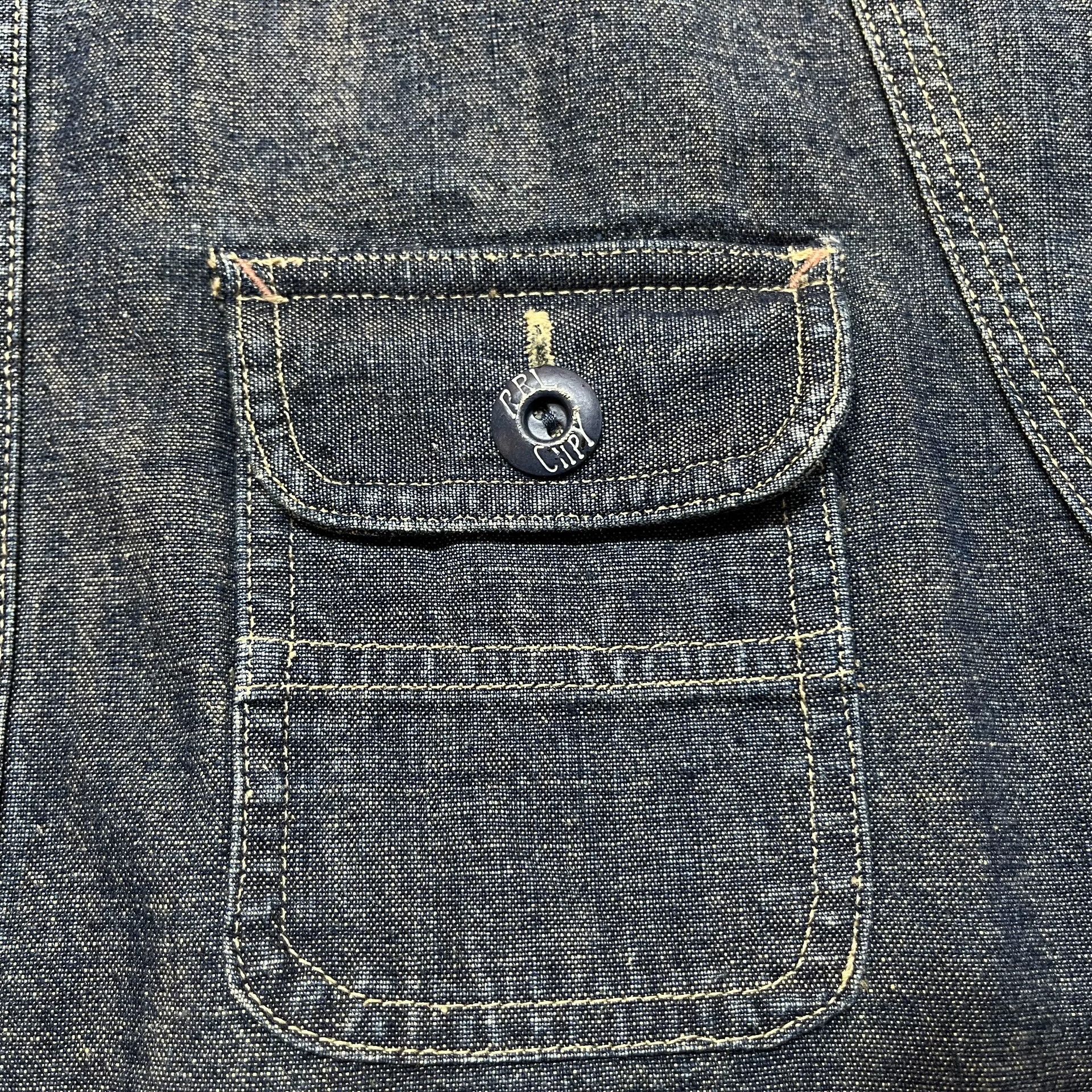 RRL Ralph Lauren RRL Vintage Denim Shirt by Ralph Lauren Size US XS / EU 42 / 0 - 7 Thumbnail