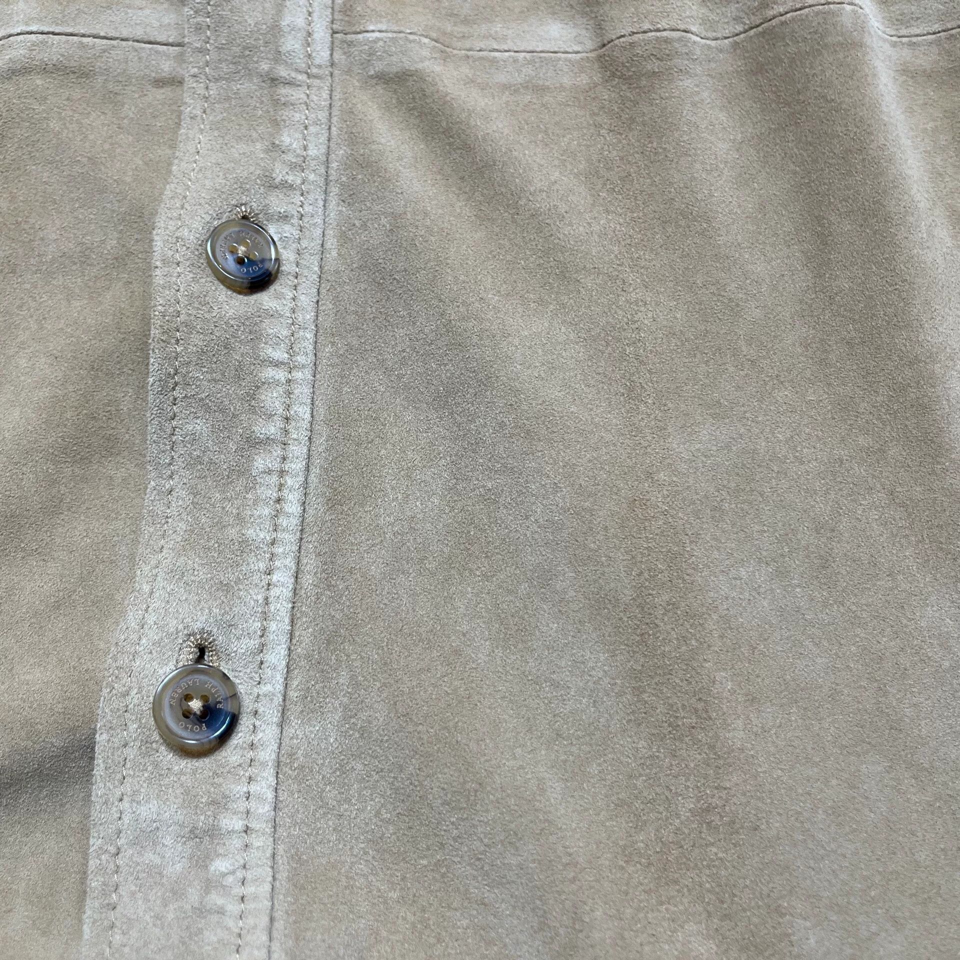 RRL Ralph Lauren Double RL Ralph Lauren Suede Shirt Size US M / EU 48-50 / 2 - 5 Thumbnail