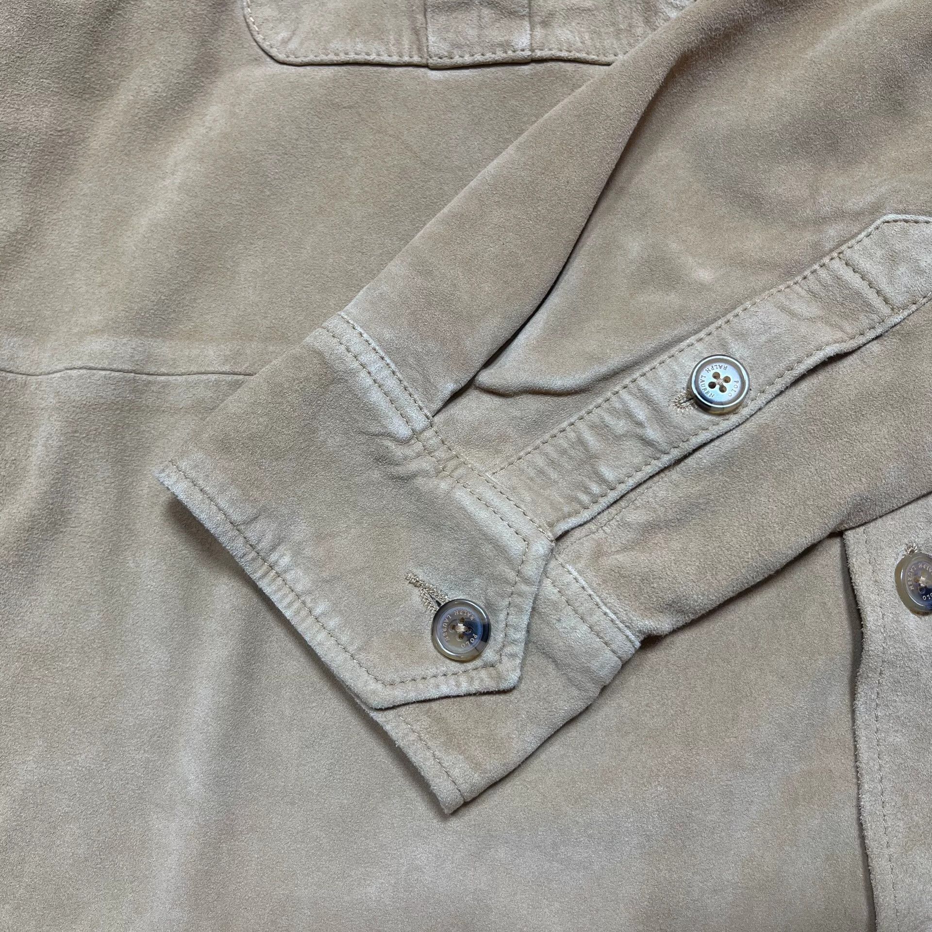 RRL Ralph Lauren Double RL Ralph Lauren Suede Shirt Size US M / EU 48-50 / 2 - 7 Thumbnail