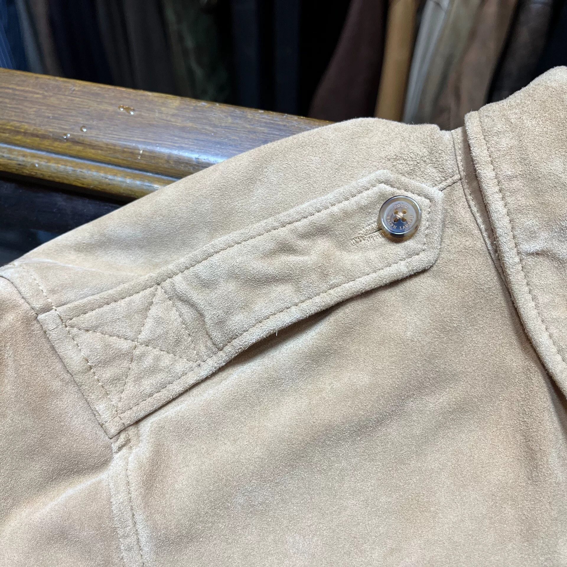 RRL Ralph Lauren Double RL Ralph Lauren Suede Shirt Size US M / EU 48-50 / 2 - 9 Thumbnail