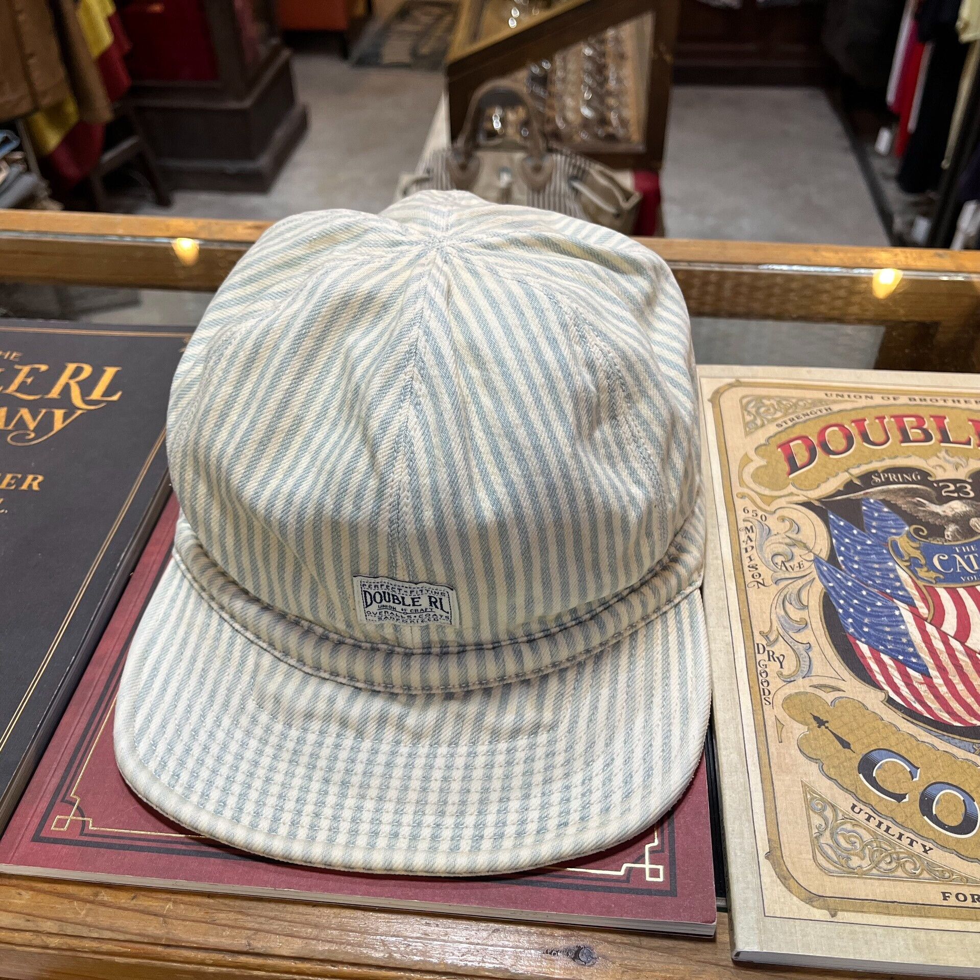 RRL Ralph Lauren RRL Striped Duck Bill Cap Size ONE SIZE - 3 Thumbnail
