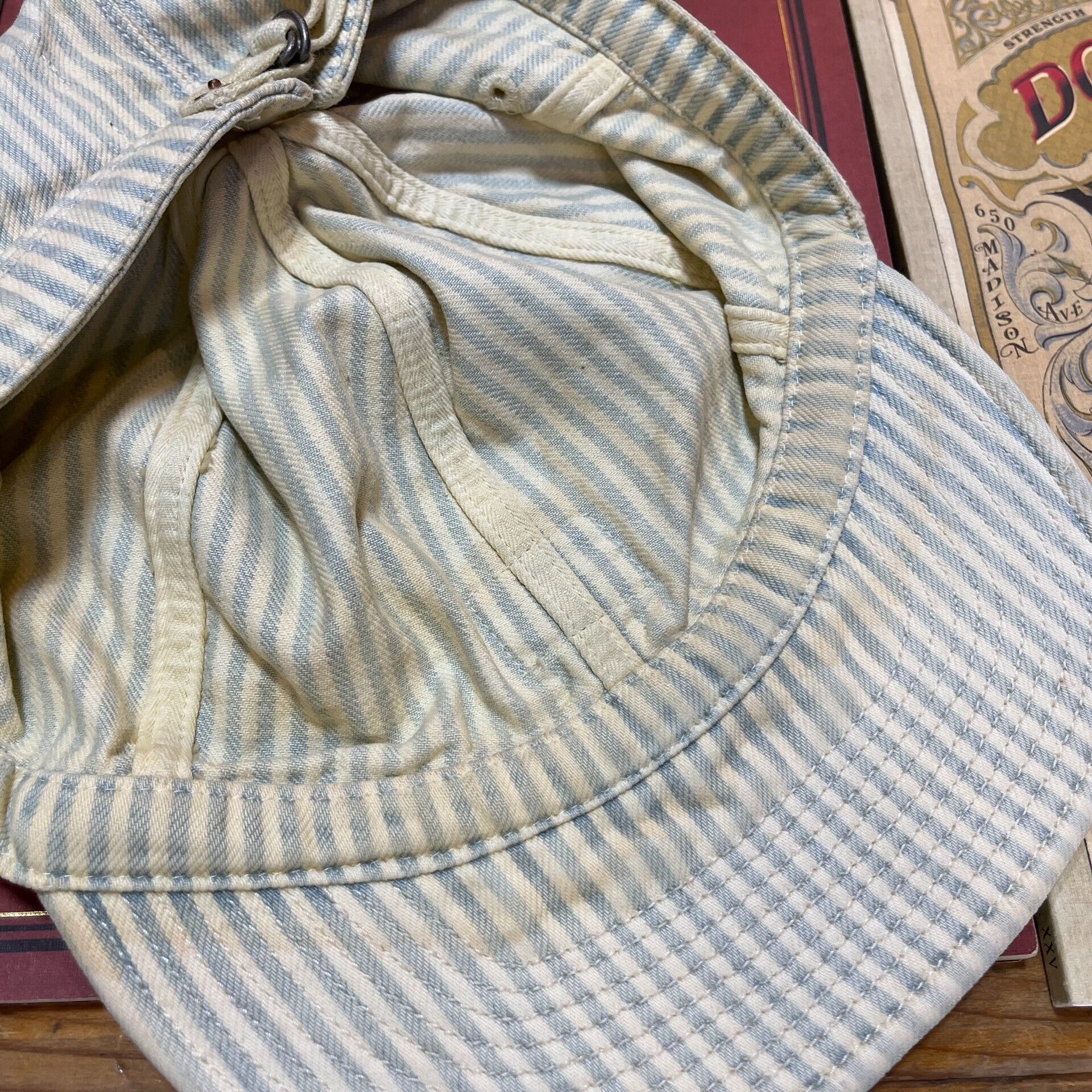 RRL Ralph Lauren RRL Striped Duck Bill Cap Size ONE SIZE - 5 Thumbnail