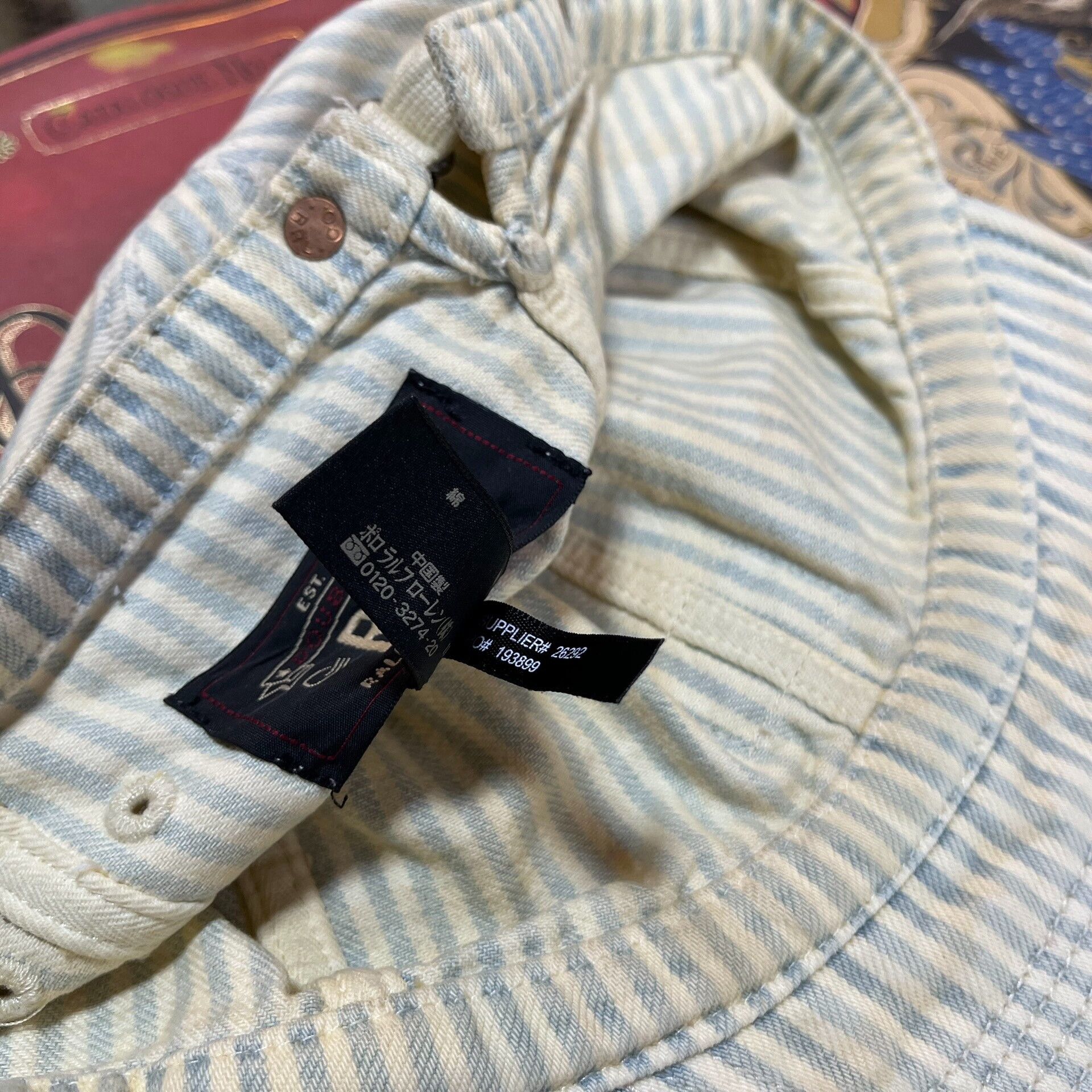 RRL Ralph Lauren RRL Striped Duck Bill Cap Size ONE SIZE - 7 Thumbnail