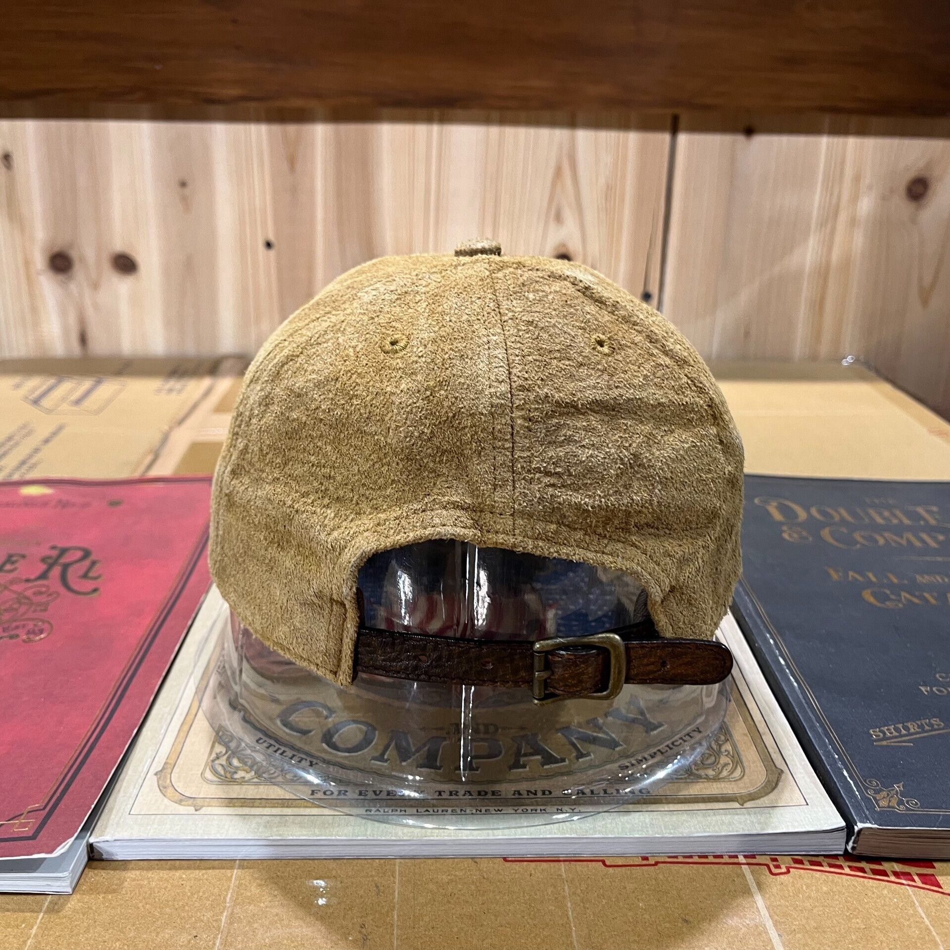 RRL Ralph Lauren RRL Suede Baseball Cap by Ralph Lauren Size ONE SIZE - 4 Thumbnail