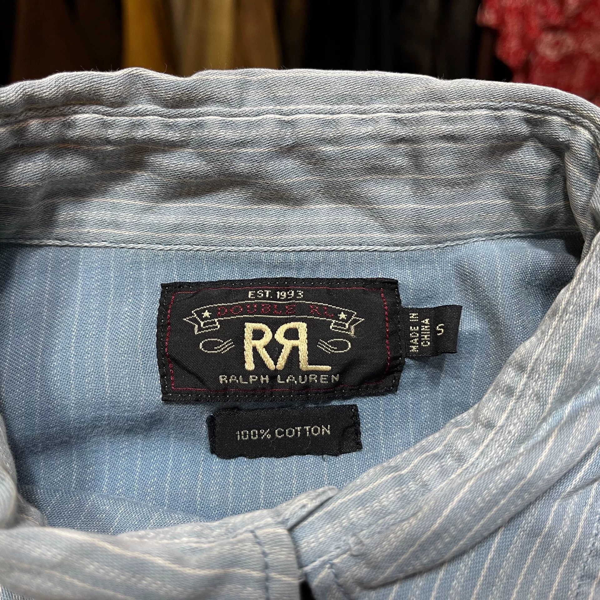 RRL Ralph Lauren Double RL Striped Shirt by Ralph Lauren Size US S / EU 44-46 / 1 - 3 Thumbnail