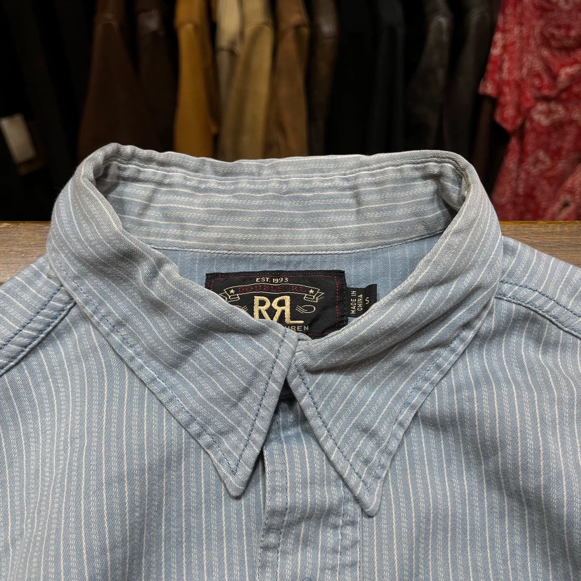 RRL Ralph Lauren Double RL Striped Shirt by Ralph Lauren Size US S / EU 44-46 / 1 - 4 Thumbnail