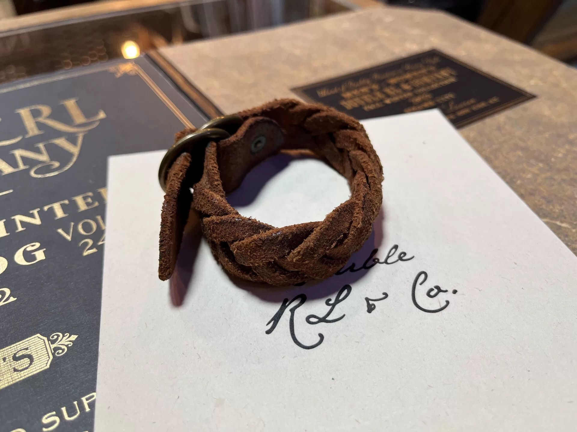 RRL Ralph Lauren RRL Leather Bracelet by Ralph Lauren Size ONE SIZE - 2 Thumbnail