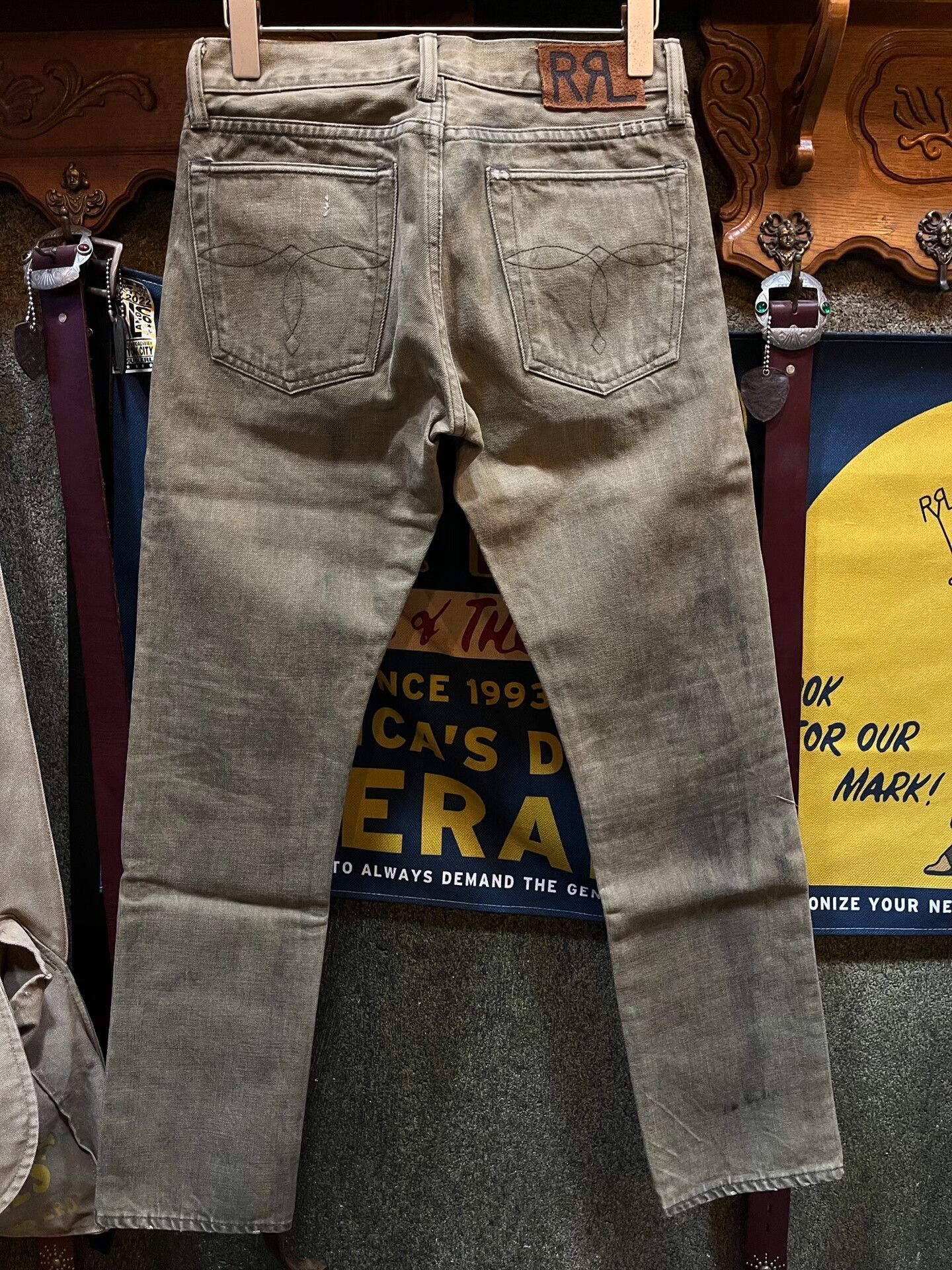 RRL Ralph Lauren Vintage RRL Distressed Denim Jeans Size US 29 - 2 Thumbnail