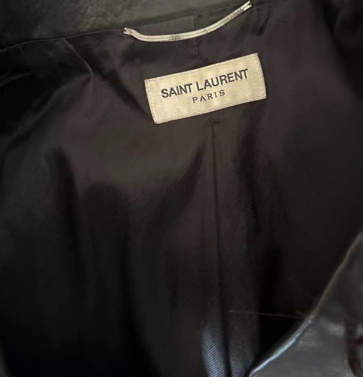 Saint Laurent Paris Saint Laurent Black Leather Motorcycle Jacket Size US S / EU 44-46 / 1 - 2 Thumbnail