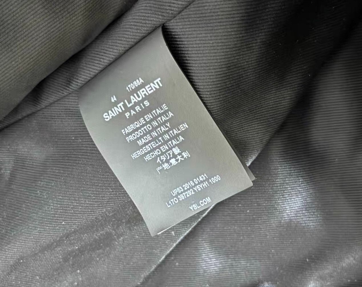 Saint Laurent Paris Saint Laurent Black Leather Motorcycle Jacket Size US S / EU 44-46 / 1 - 6 Thumbnail