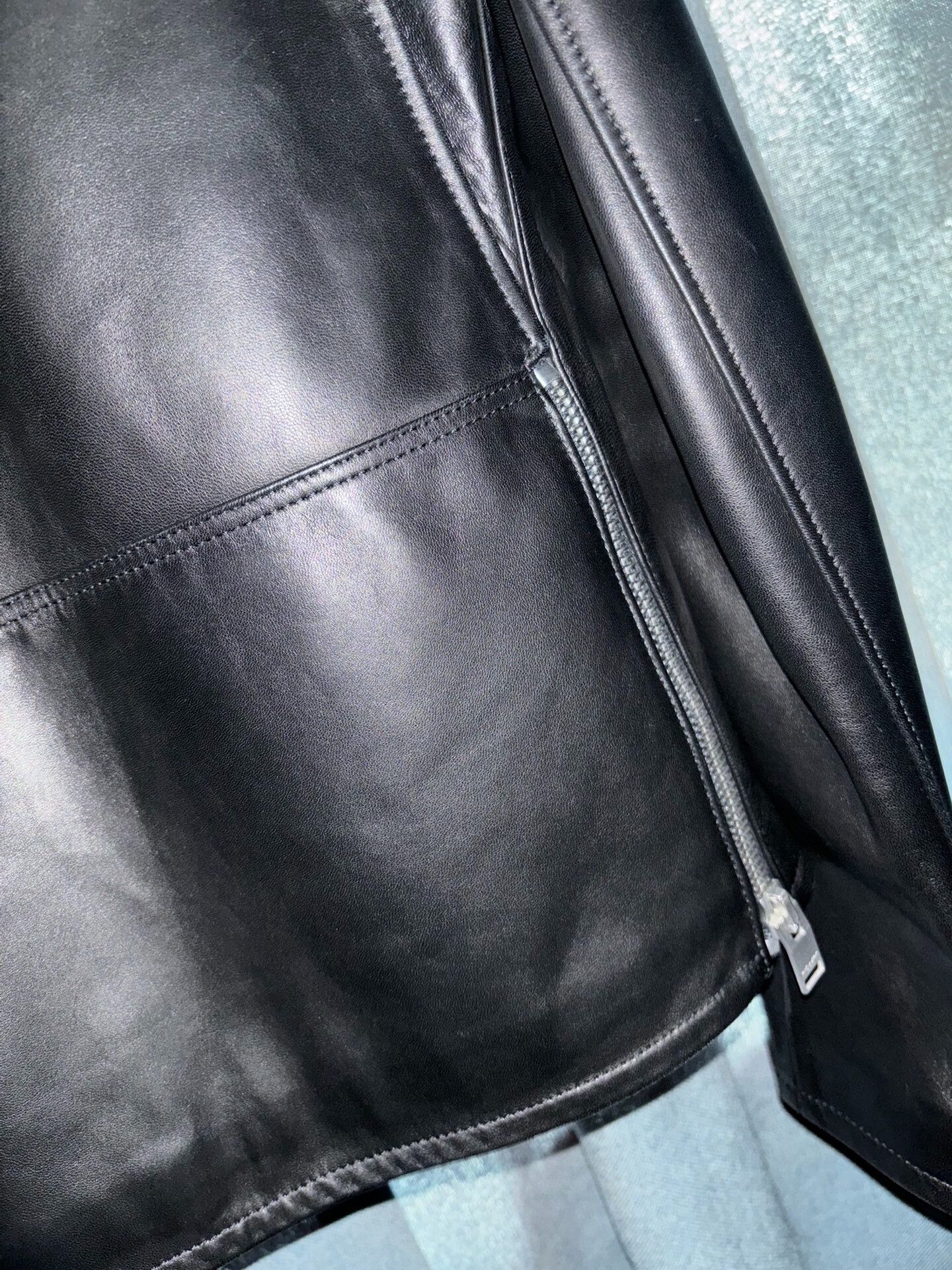 Saint Laurent Paris Saint Laurent Double Zipper Leather Jacket Size US M / EU 48-50 / 2 - 6 Thumbnail
