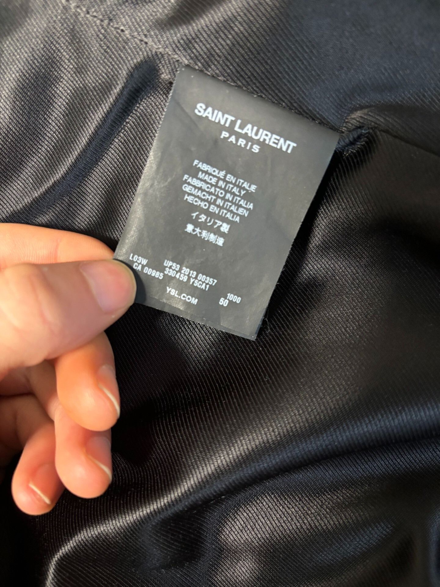 Saint Laurent Paris Saint Laurent Double Zipper Leather Jacket Size US M / EU 48-50 / 2 - 8 Thumbnail