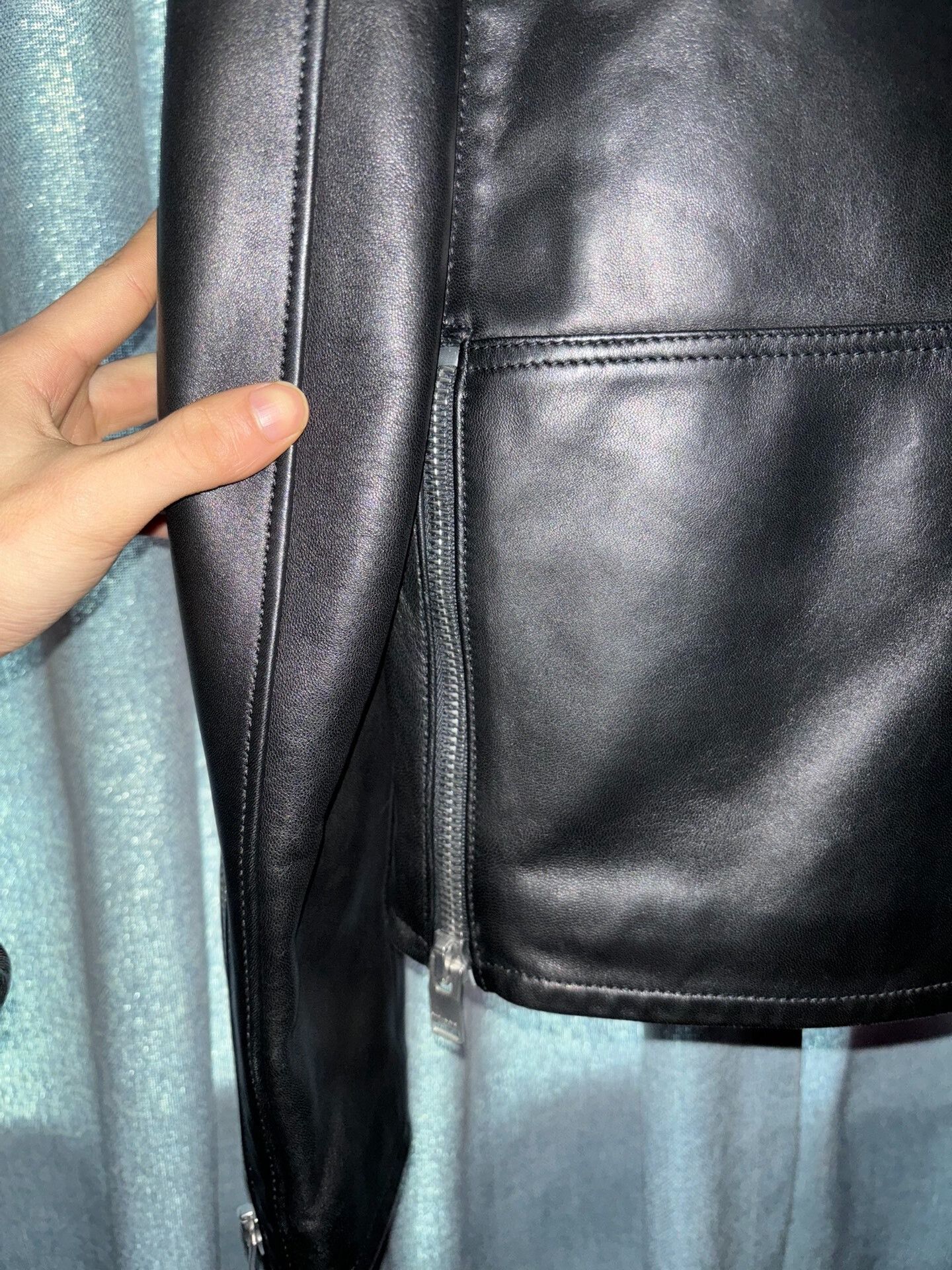 Saint Laurent Paris Saint Laurent Double Zipper Leather Jacket Size US M / EU 48-50 / 2 - 5 Thumbnail