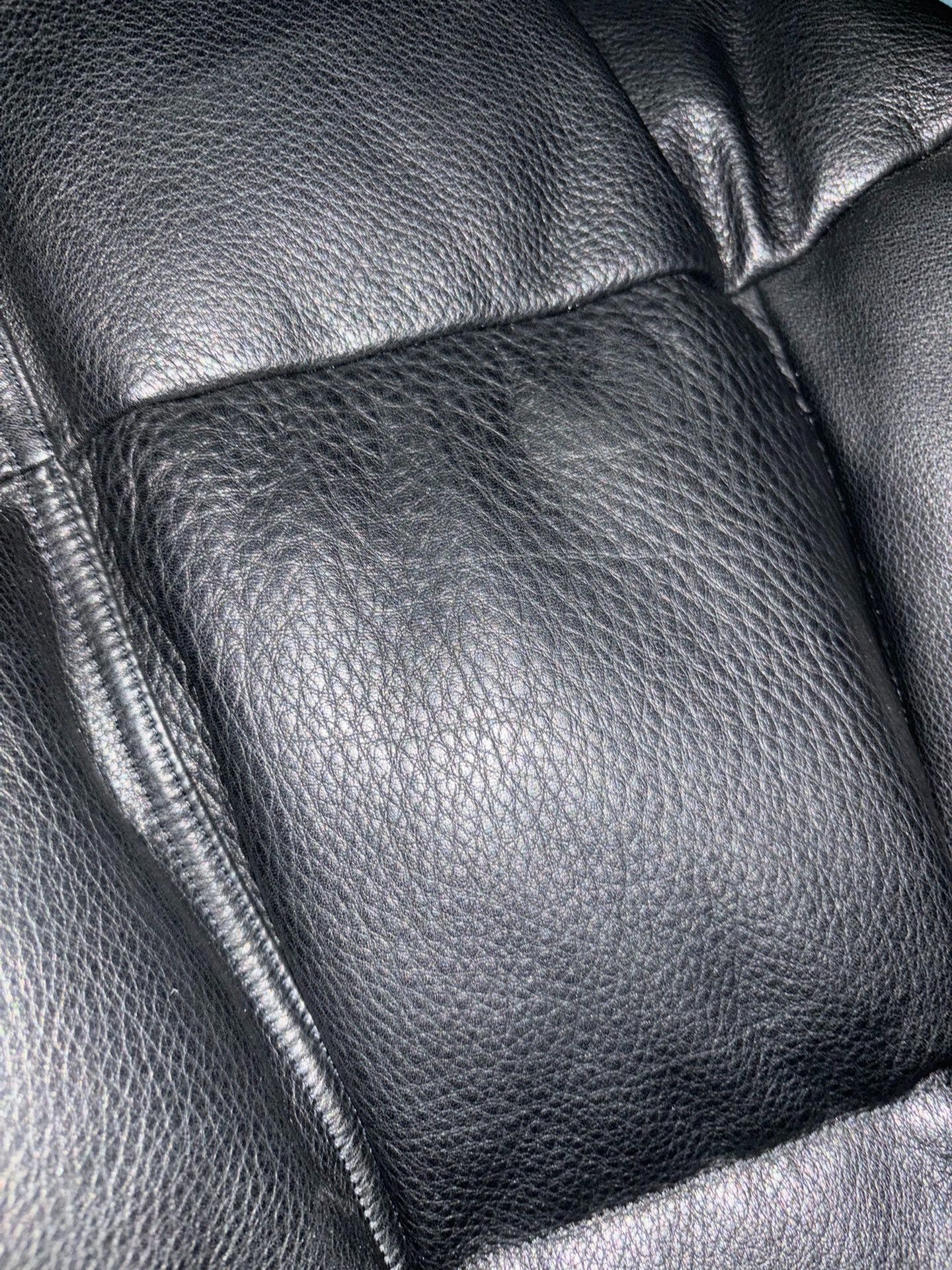 Rick Owens Rick Owens Black Leather Down Jacket Size US M / EU 48-50 / 2 - 3 Thumbnail