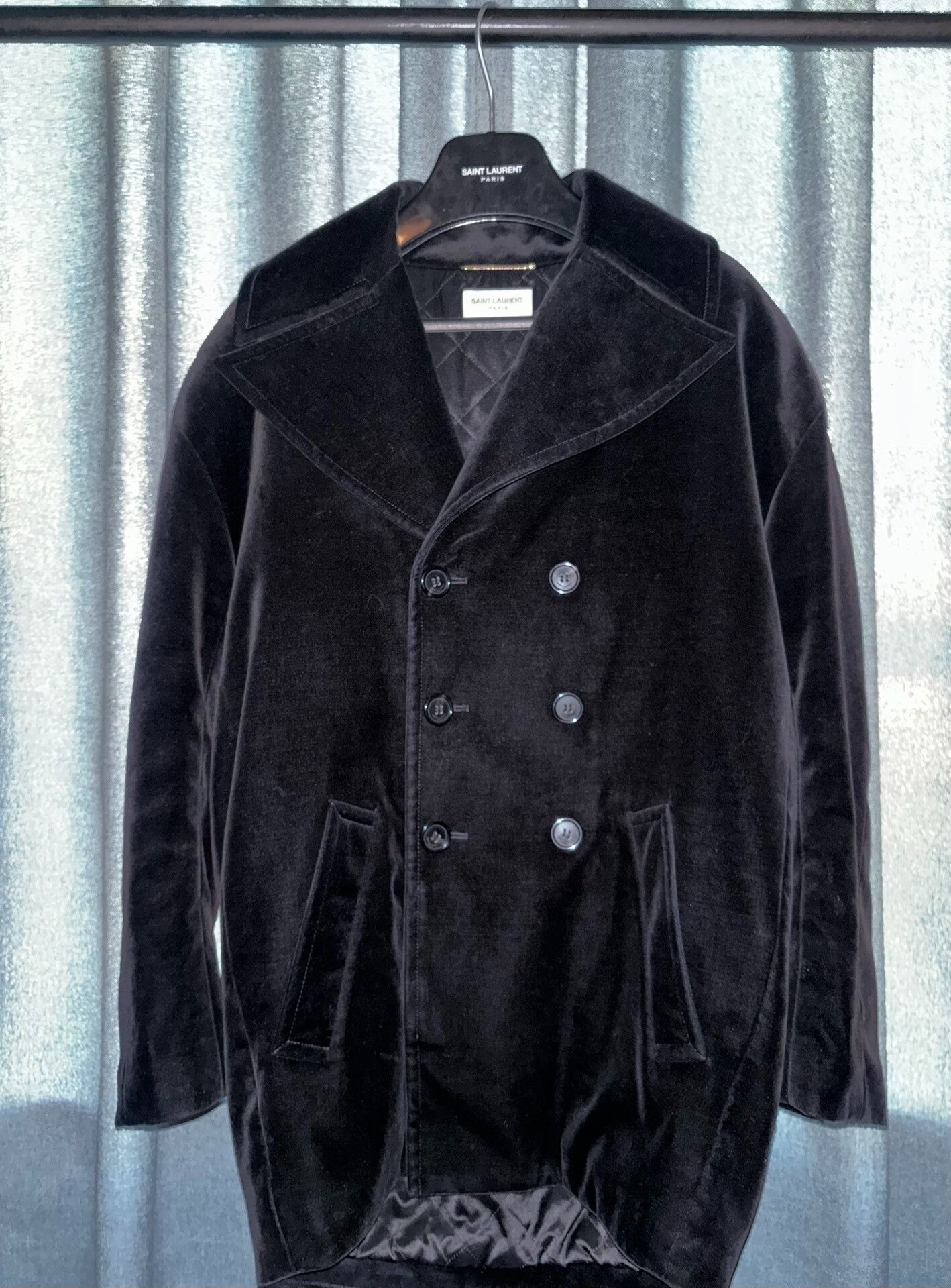 Saint Laurent Paris Saint Laurent Gem-Embellished Coat Size M / US 6-8 / IT 42-44 - 3 Thumbnail