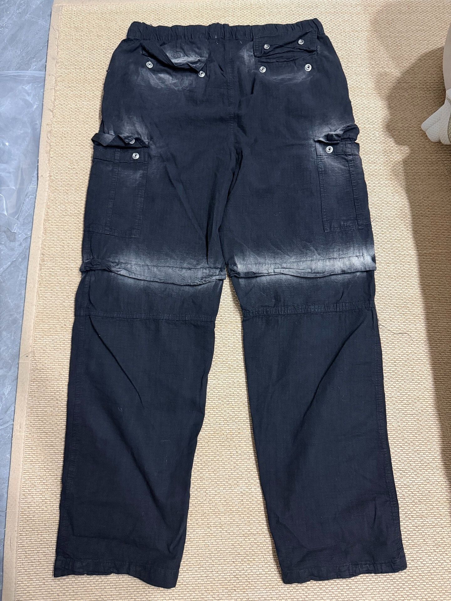 MNML Gradient Wash Wide-Leg Trousers Size US 28 / EU 44 - 2 Thumbnail
