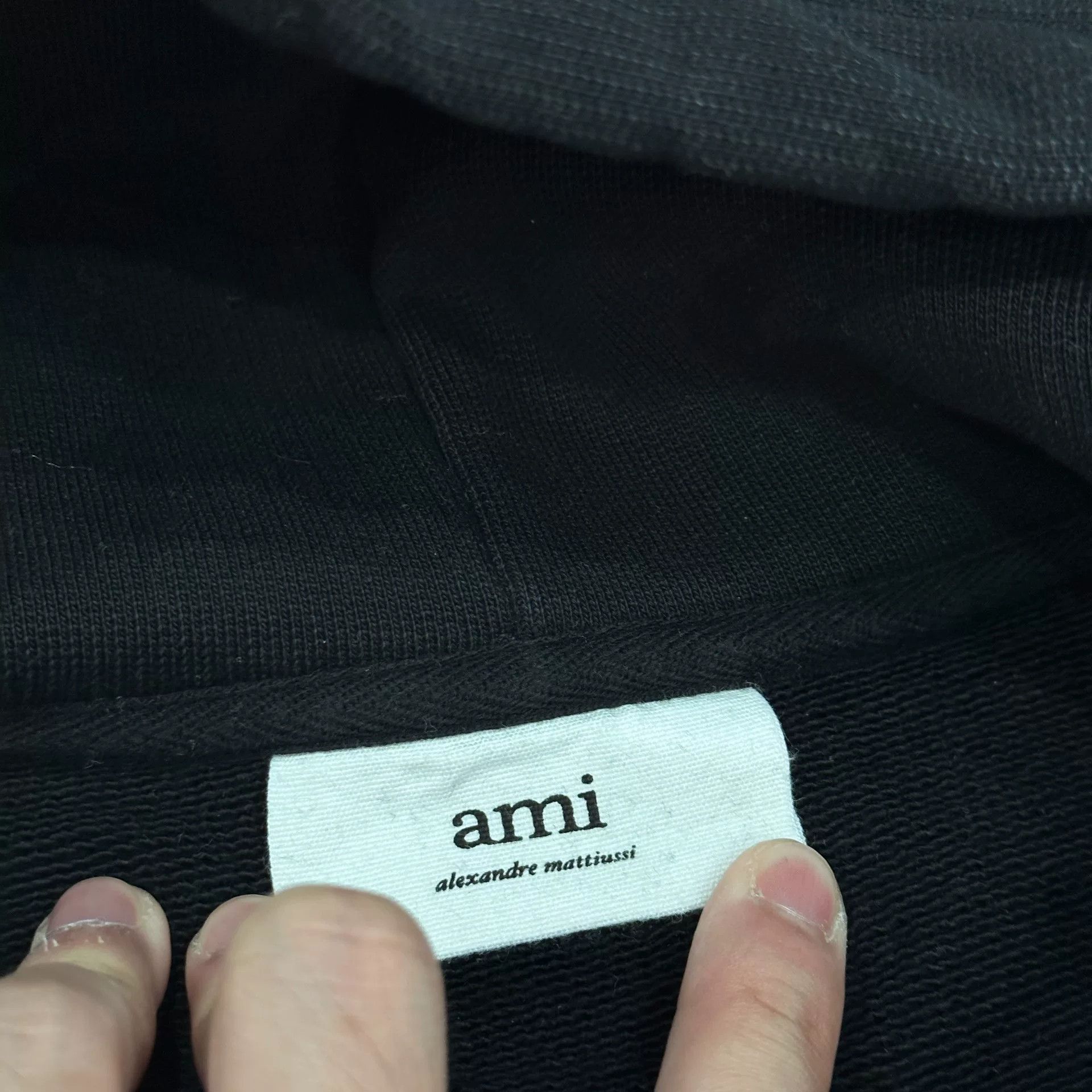 AMI AMI Black Heart Embroidered Hoodie Size US L / EU 52-54 / 3 - 3 Thumbnail