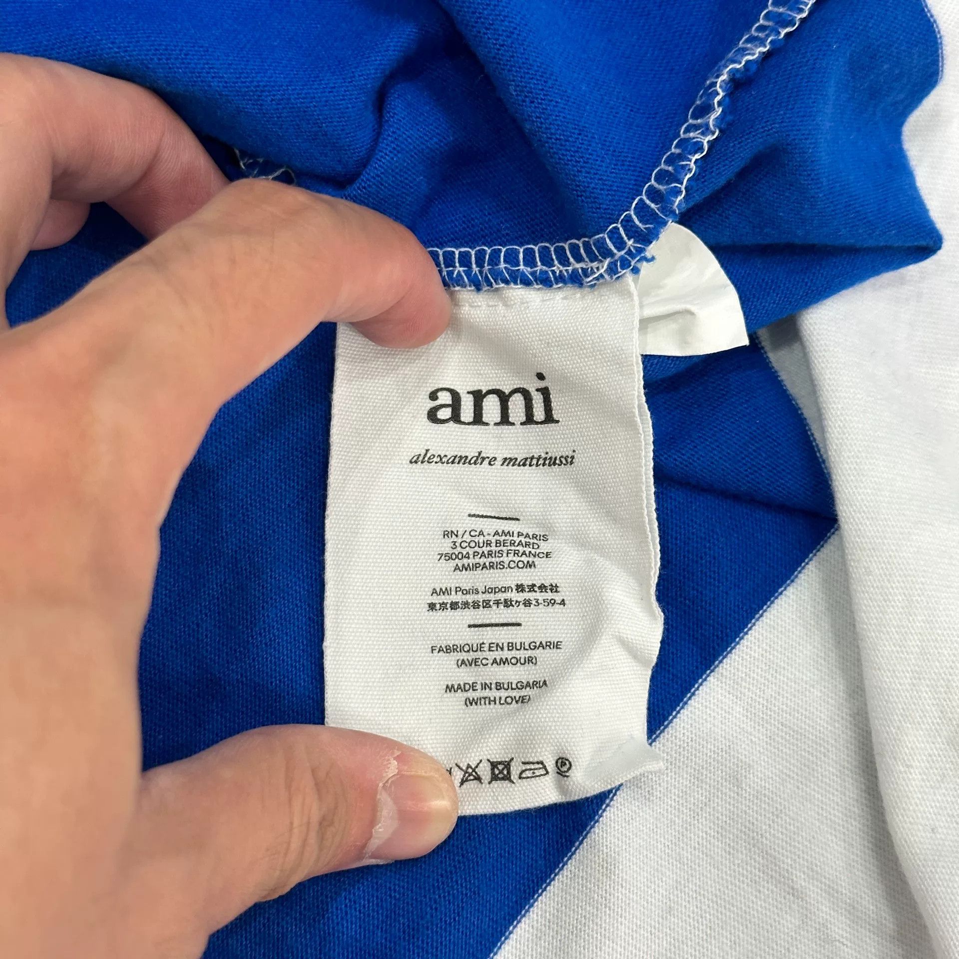 AMI AMI Heart Embroidered Long Sleeve Polo Size US L / EU 52-54 / 3 - 5 Thumbnail