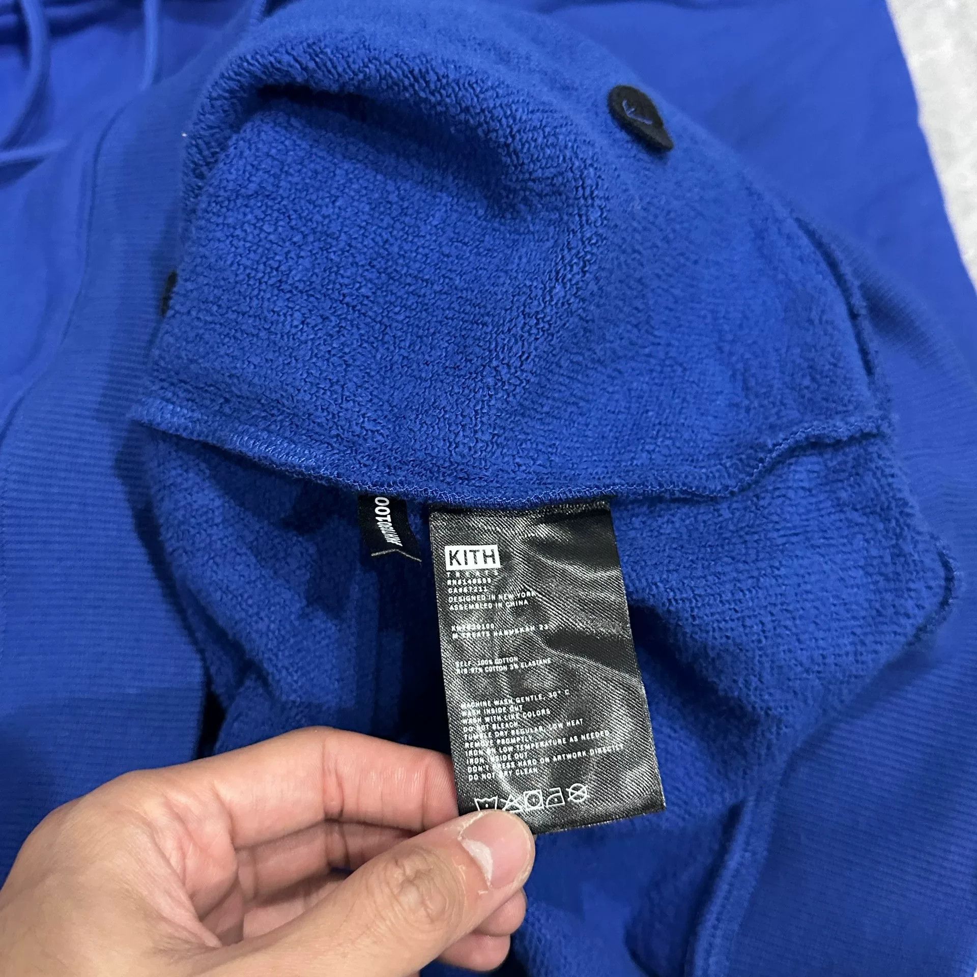 Kith Kith Hebrew Logo Klein Blue Hoodie Size US M / EU 48-50 / 2 - 6 Thumbnail